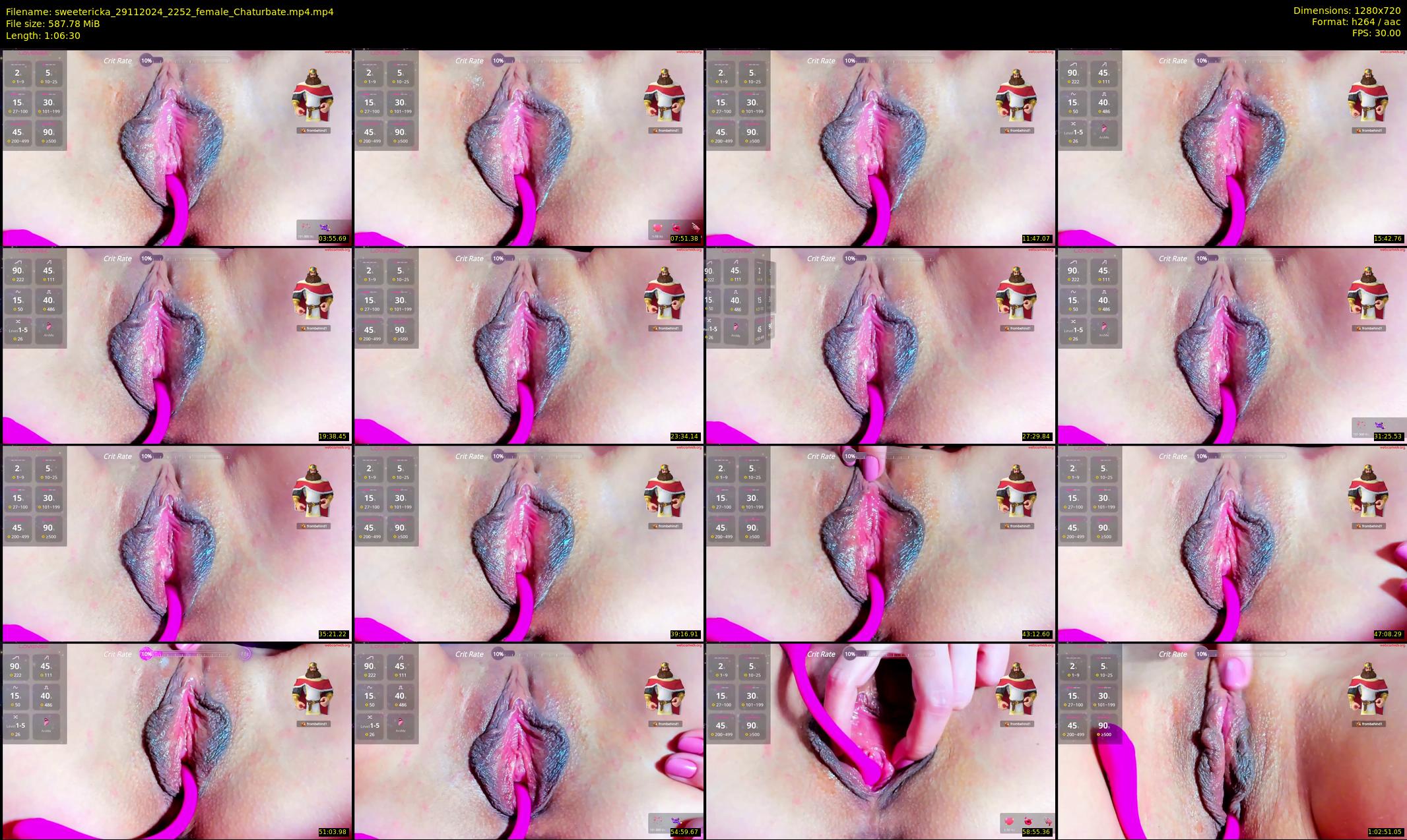 sweetericka — 67 minute Chaturbate couple cam show recording, 720p, Nov 29, 2024