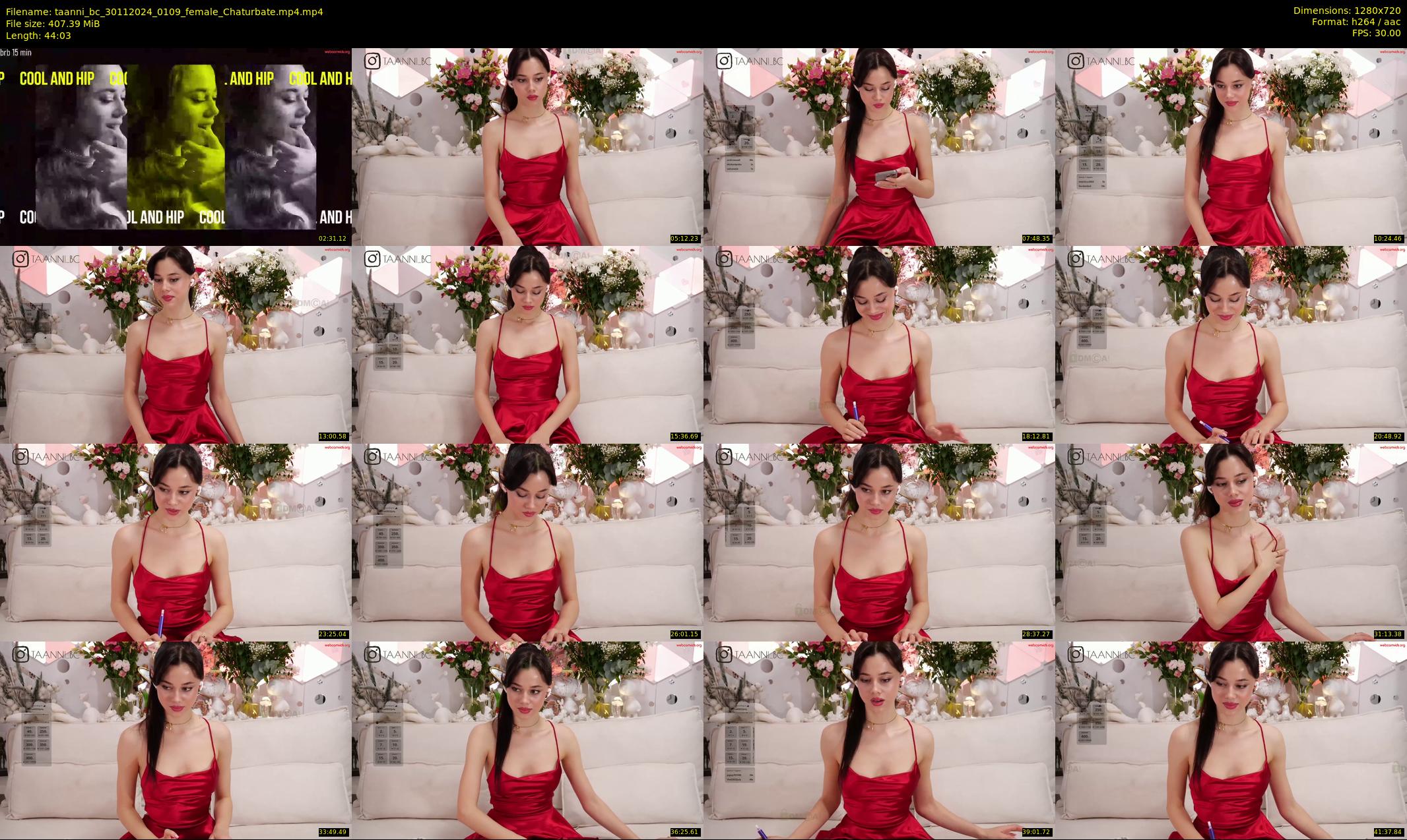 taanni_bc — 45 minute Chaturbate female cam show recording, 720p, Nov 30, 2024