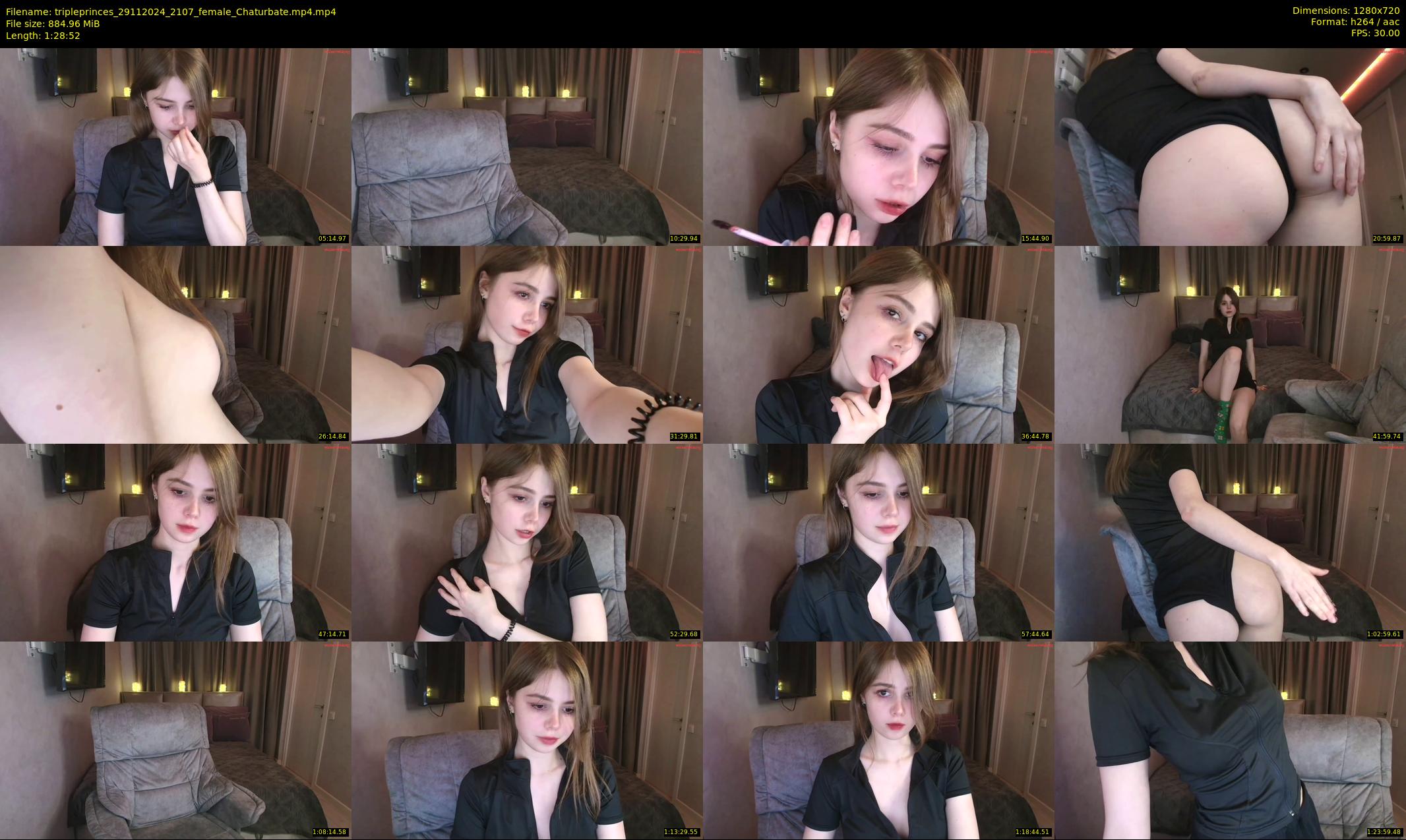 tripleprinces — 89 minute Chaturbate female cam show recording, 720p, Nov 29, 2024