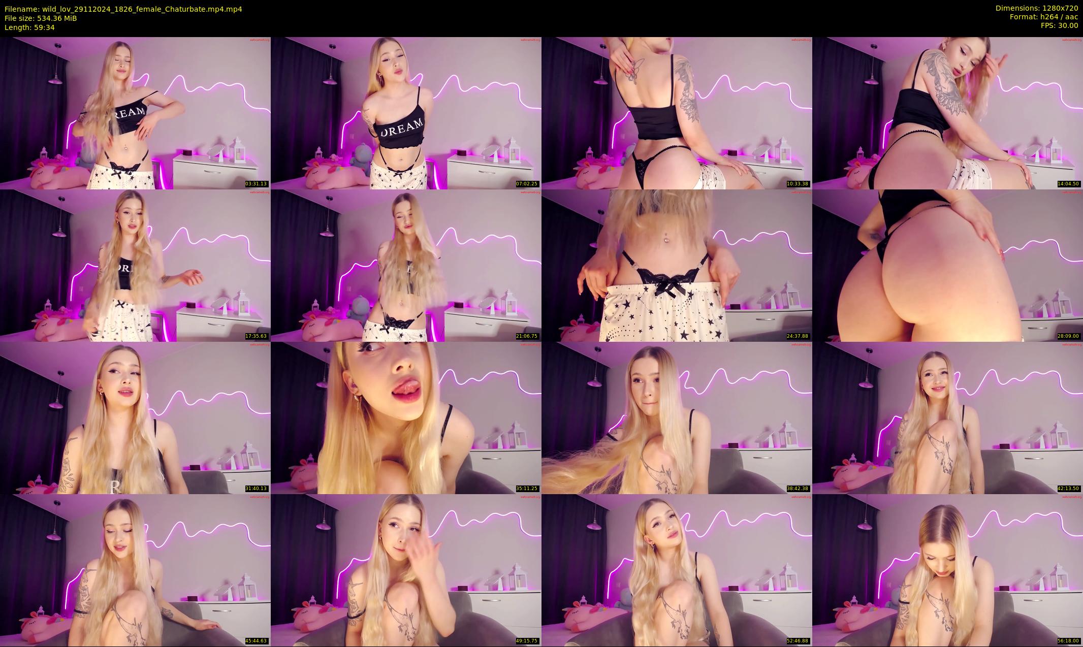 wild_lov — 60 minute Chaturbate female cam show recording, 720p, Nov 29, 2024