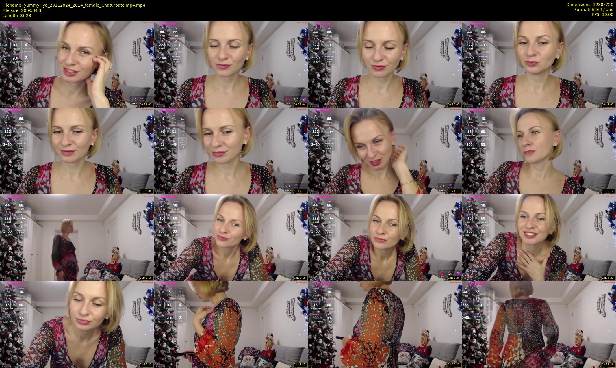 yummylilya — 4 minute Chaturbate female cam show recording, 720p, Nov 29, 2024