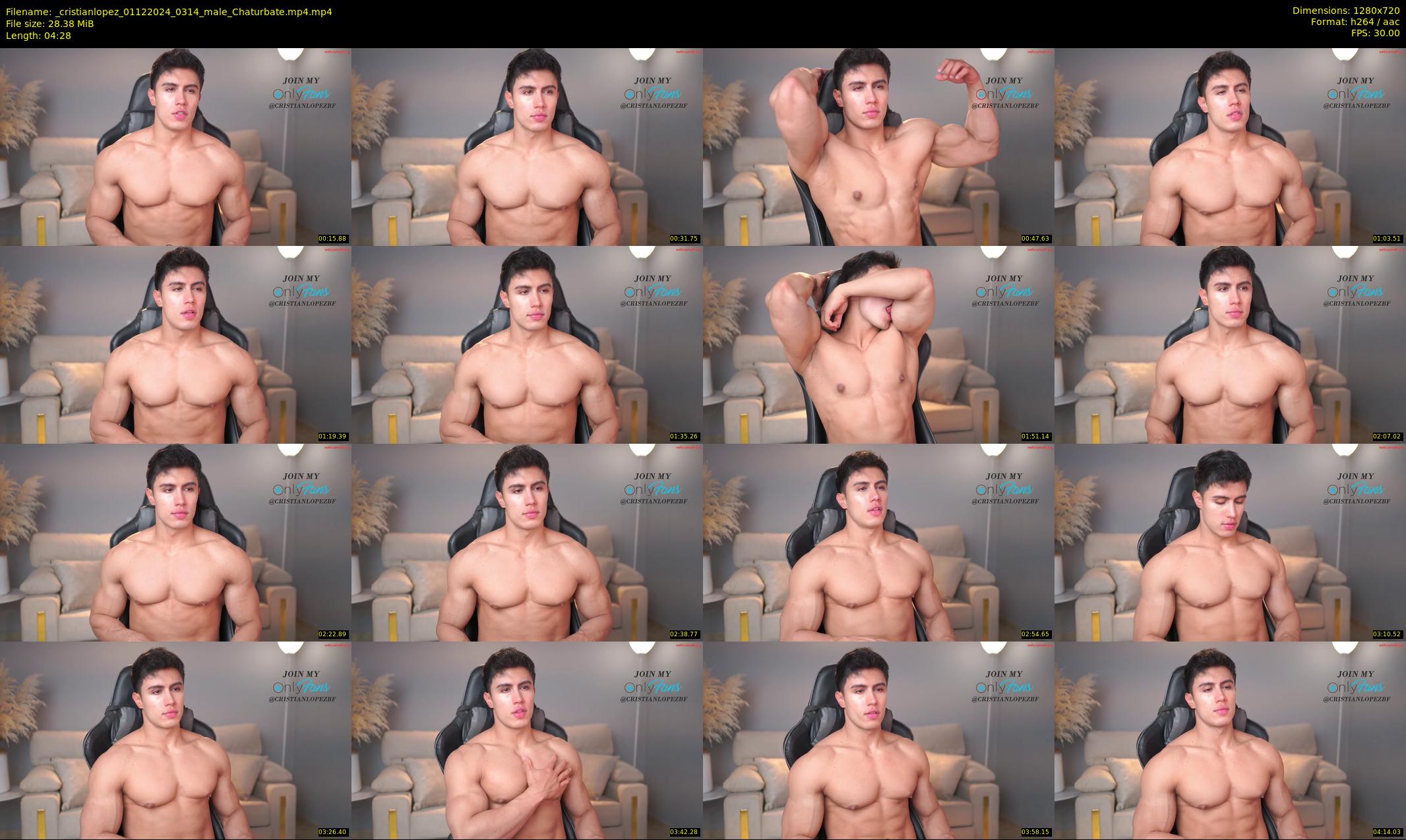 _cristianlopez — 5 minute Chaturbate male cam show recording, 720p, Dec 1, 2024