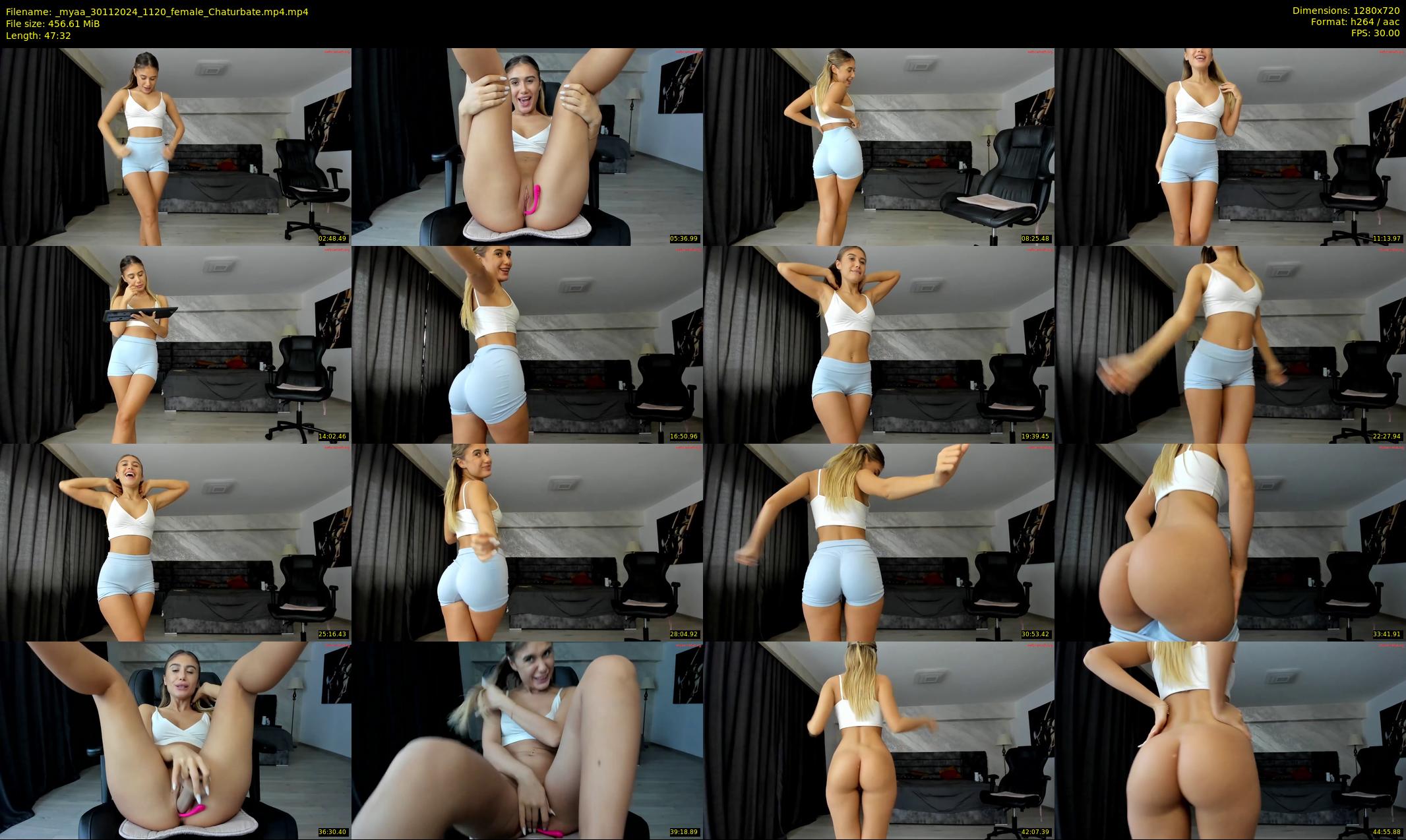 _myaa — 48 minute Chaturbate female cam show recording, 720p, Nov 30, 2024