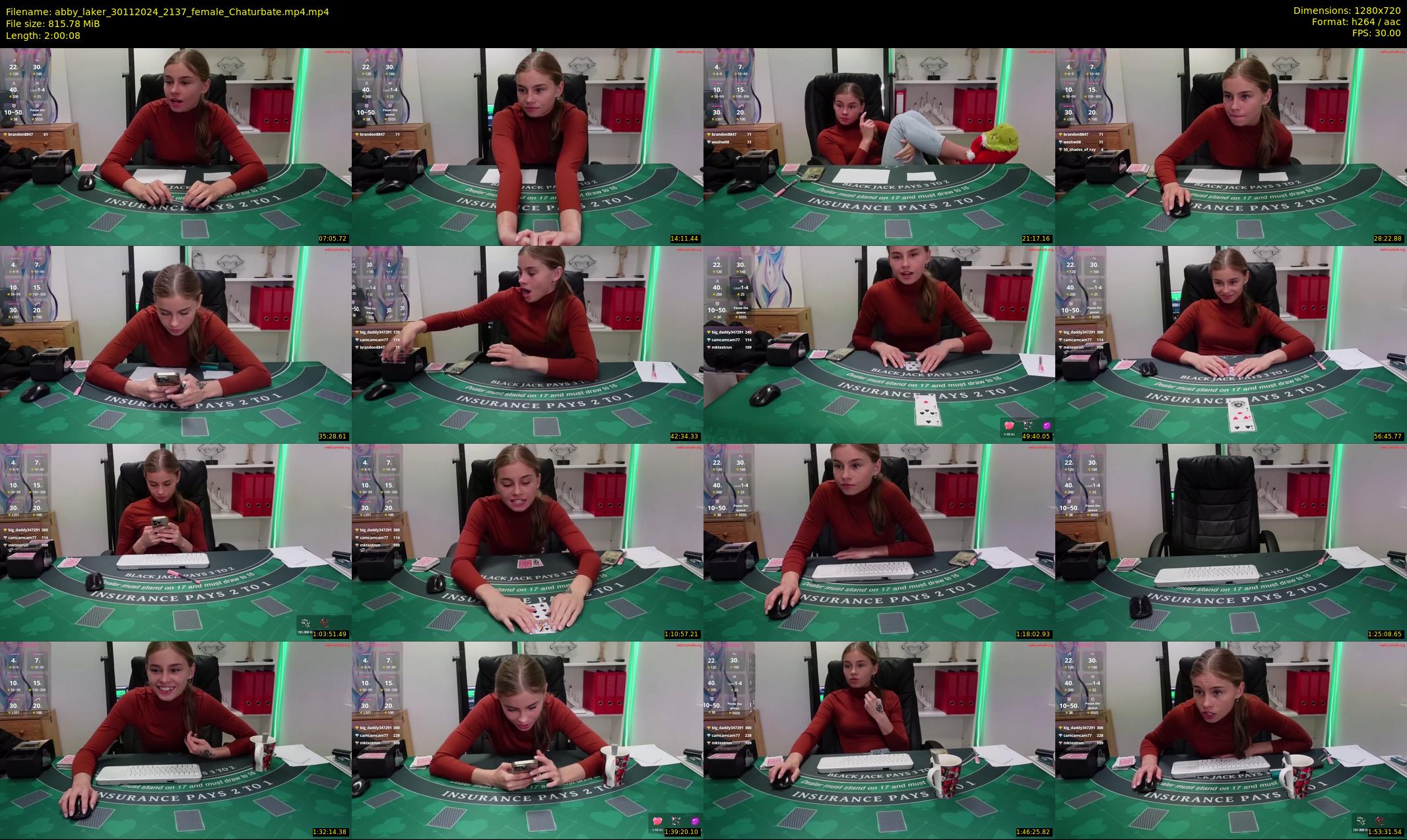 abby_laker — 121 minute Chaturbate female cam show recording, 720p, Nov 30, 2024
