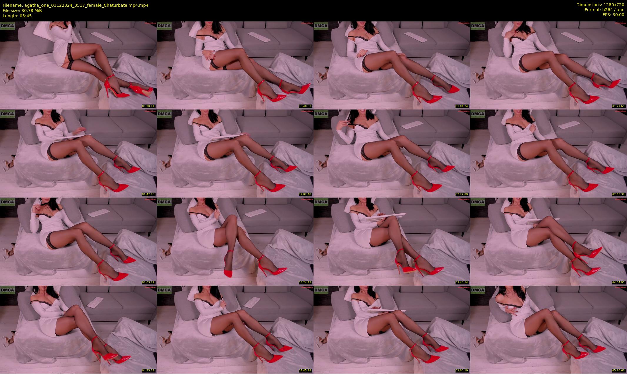 agatha_one — 6 minute Chaturbate female cam show recording, 720p, Dec 1, 2024