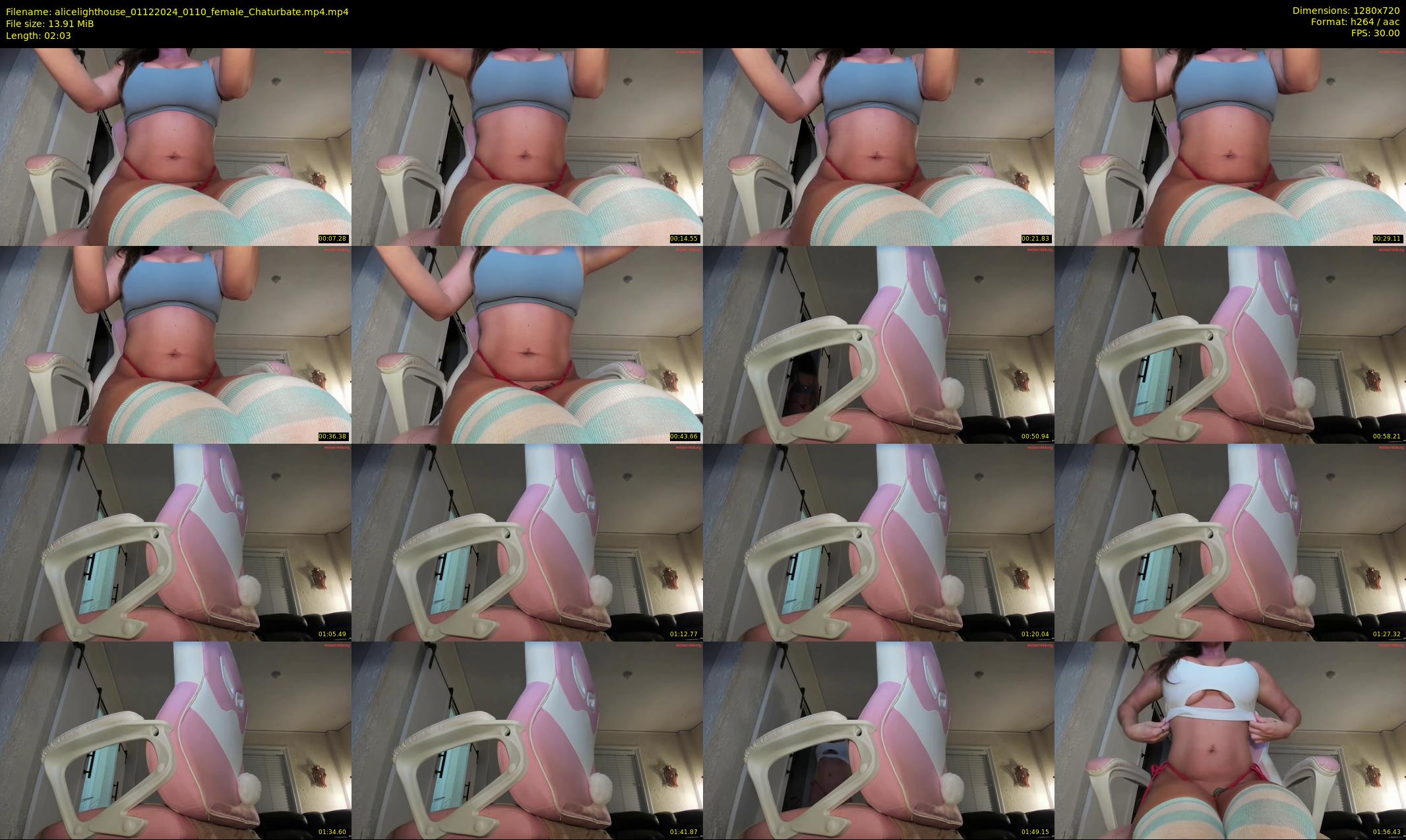 alicelighthouse — 3 minute Chaturbate female cam show recording, 720p, Dec 1, 2024