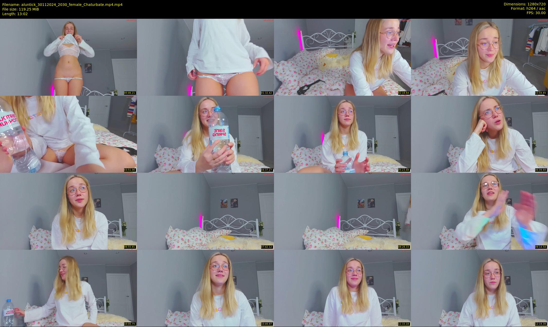aluntick — 14 minute Chaturbate female cam show recording, 720p, Nov 30, 2024