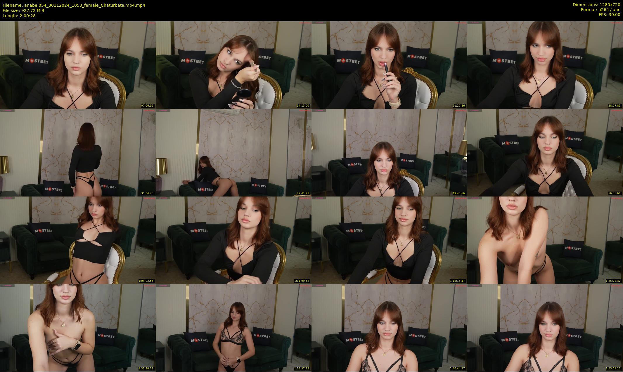 anabel054 — 121 minute Chaturbate female cam show recording, 720p, Nov 30, 2024