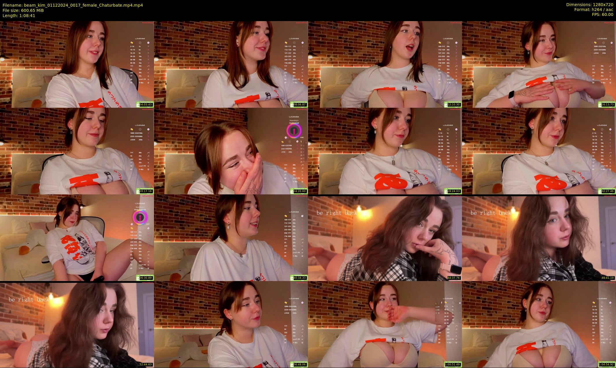 beam_kim — 69 minute Chaturbate female cam show recording, 720p, Dec 1, 2024