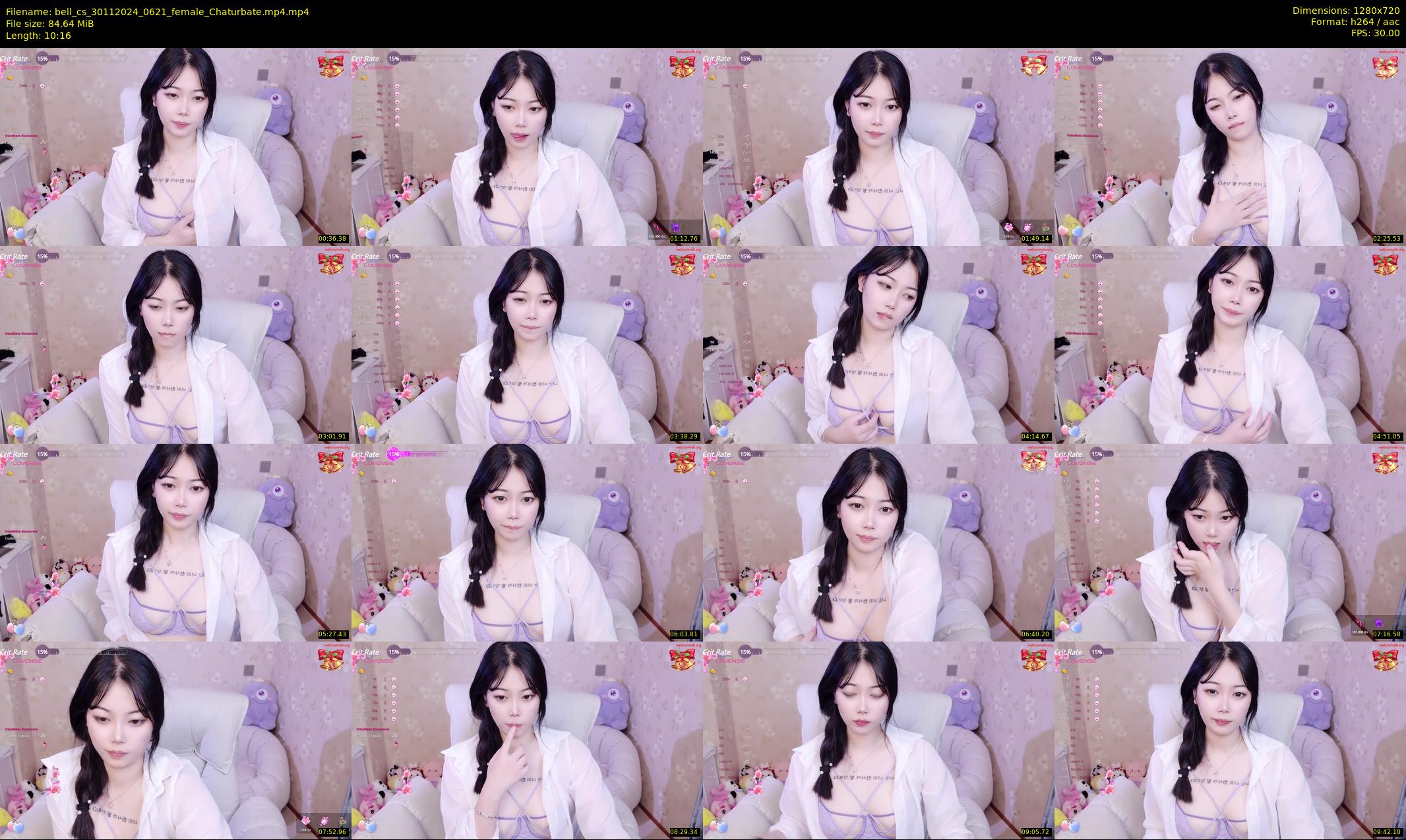 bell_cs — 11 minute Chaturbate female cam show recording, 720p, Nov 30, 2024