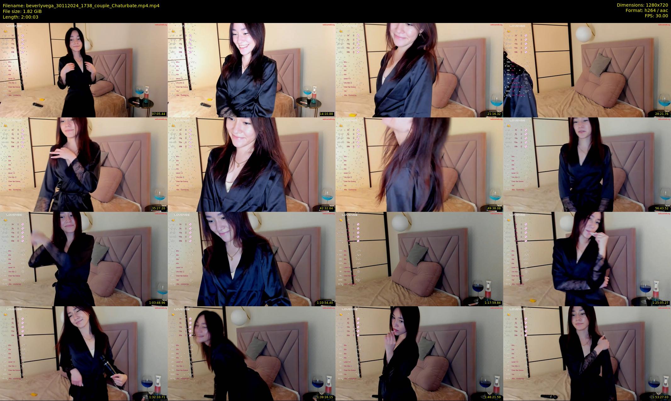 beverlyvega — 121 minute Chaturbate couple cam show recording, 720p, Nov 30, 2024