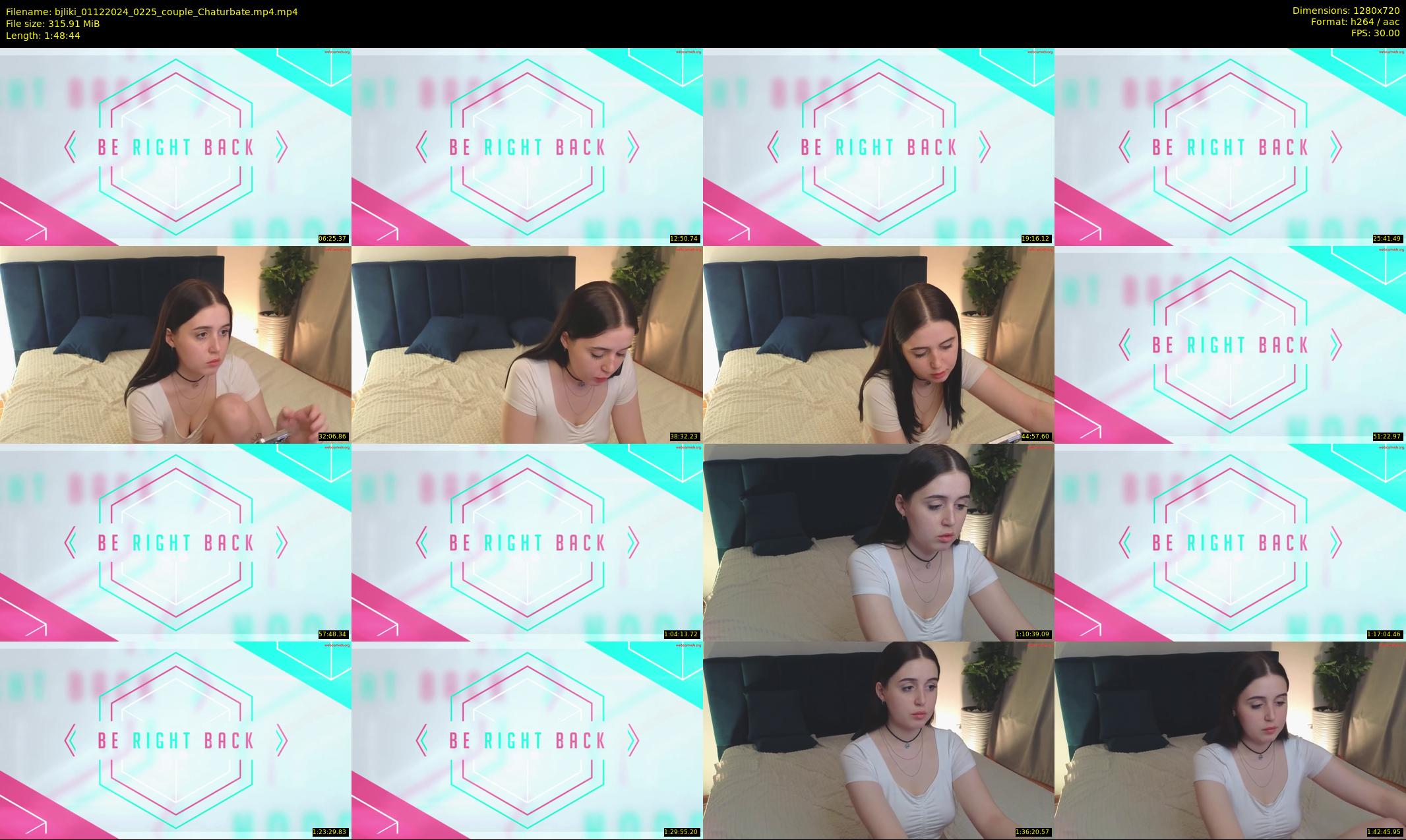 bjliki — 109 minute Chaturbate couple cam show recording, 720p, Dec 1, 2024