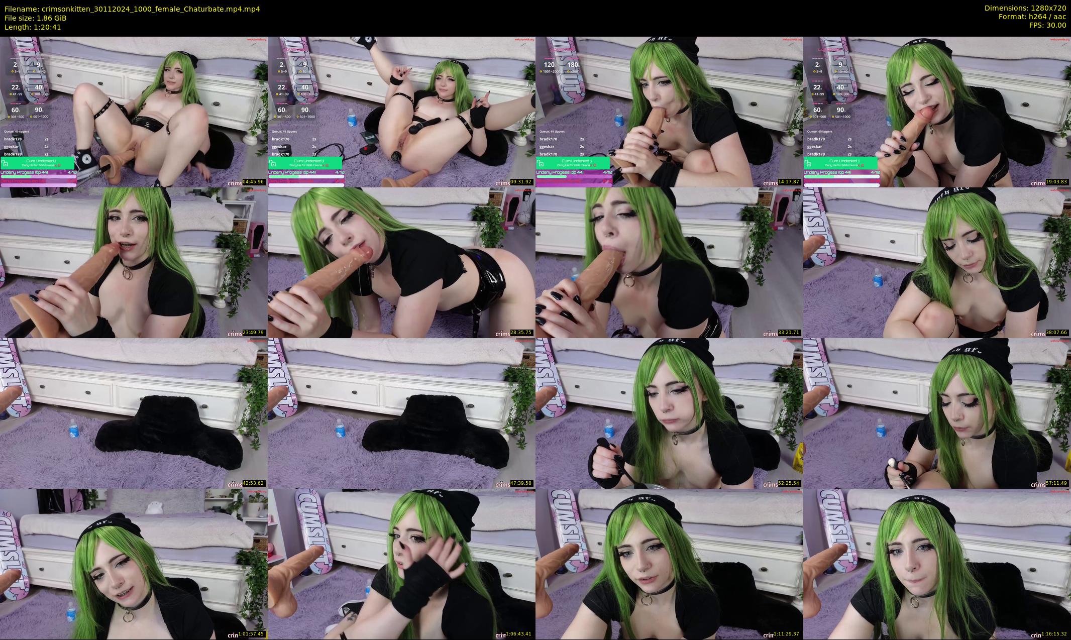 crimsonkitten — 81 minute Chaturbate female cam show recording, 720p, Nov 30, 2024
