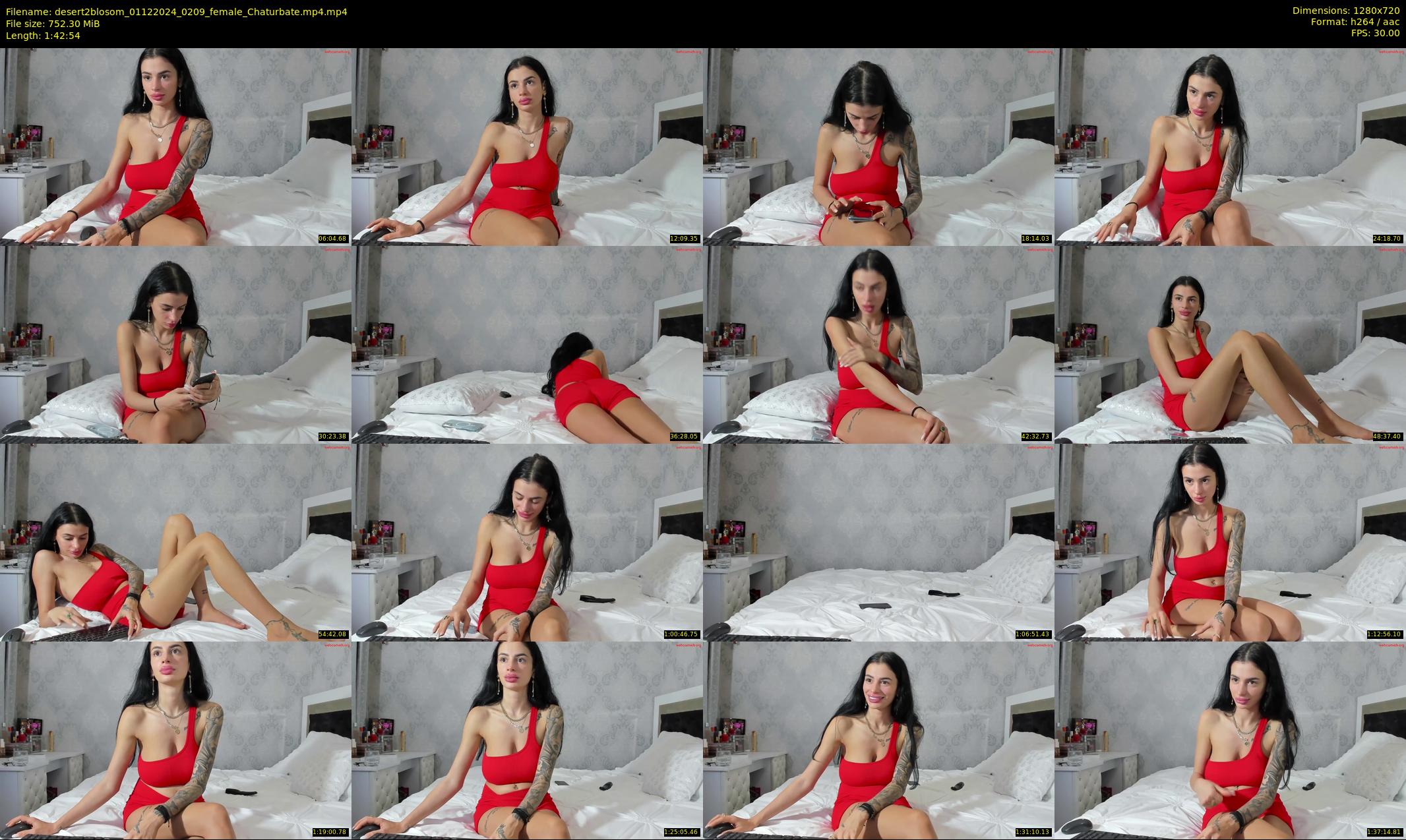 desert2blosom — 103 minute Chaturbate female cam show recording, 720p, Dec 1, 2024
