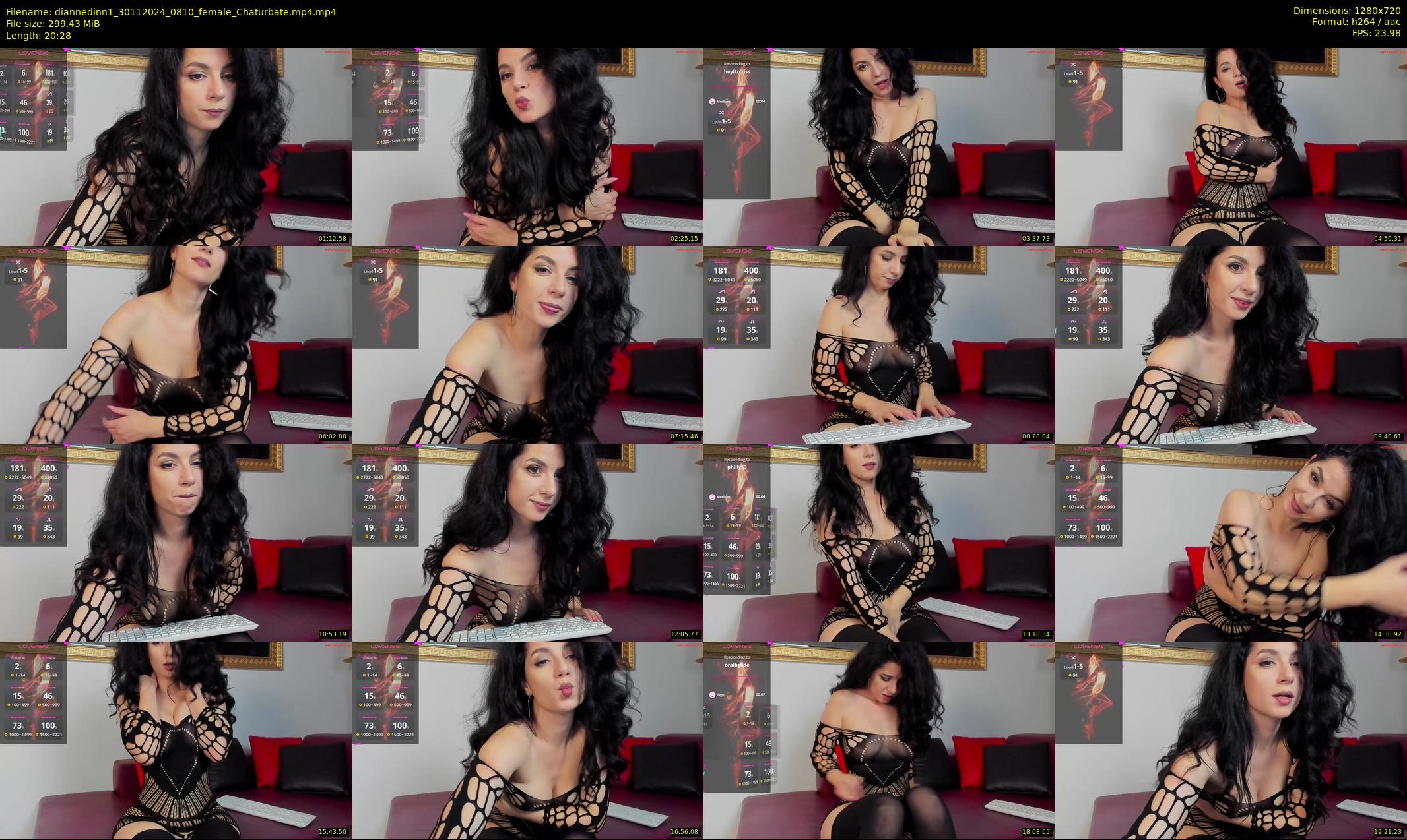 diannedinn1 — 21 minute Chaturbate female cam show recording, 720p, Nov 30, 2024