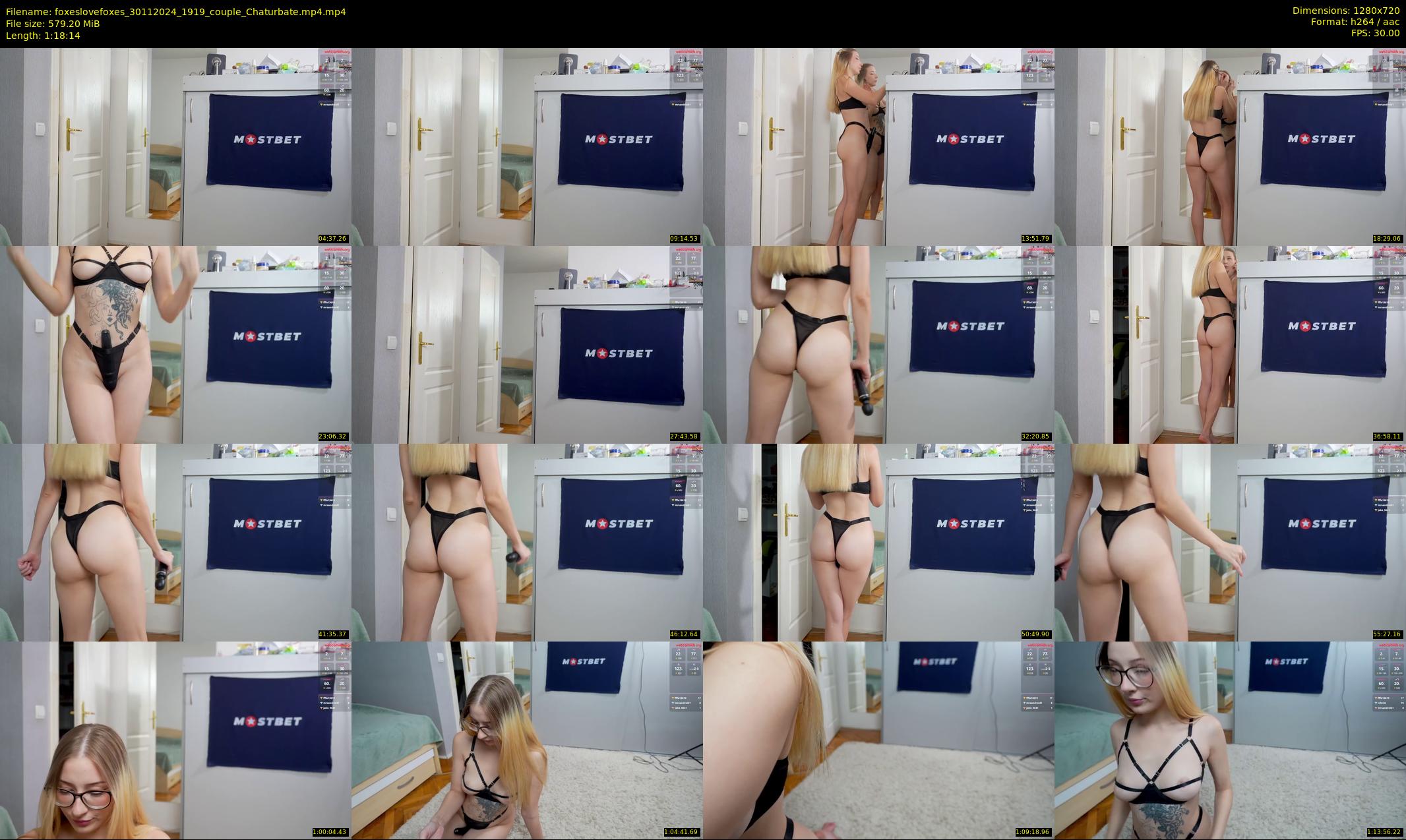 foxeslovefoxes — 79 minute Chaturbate couple cam show recording, 720p, Nov 30, 2024