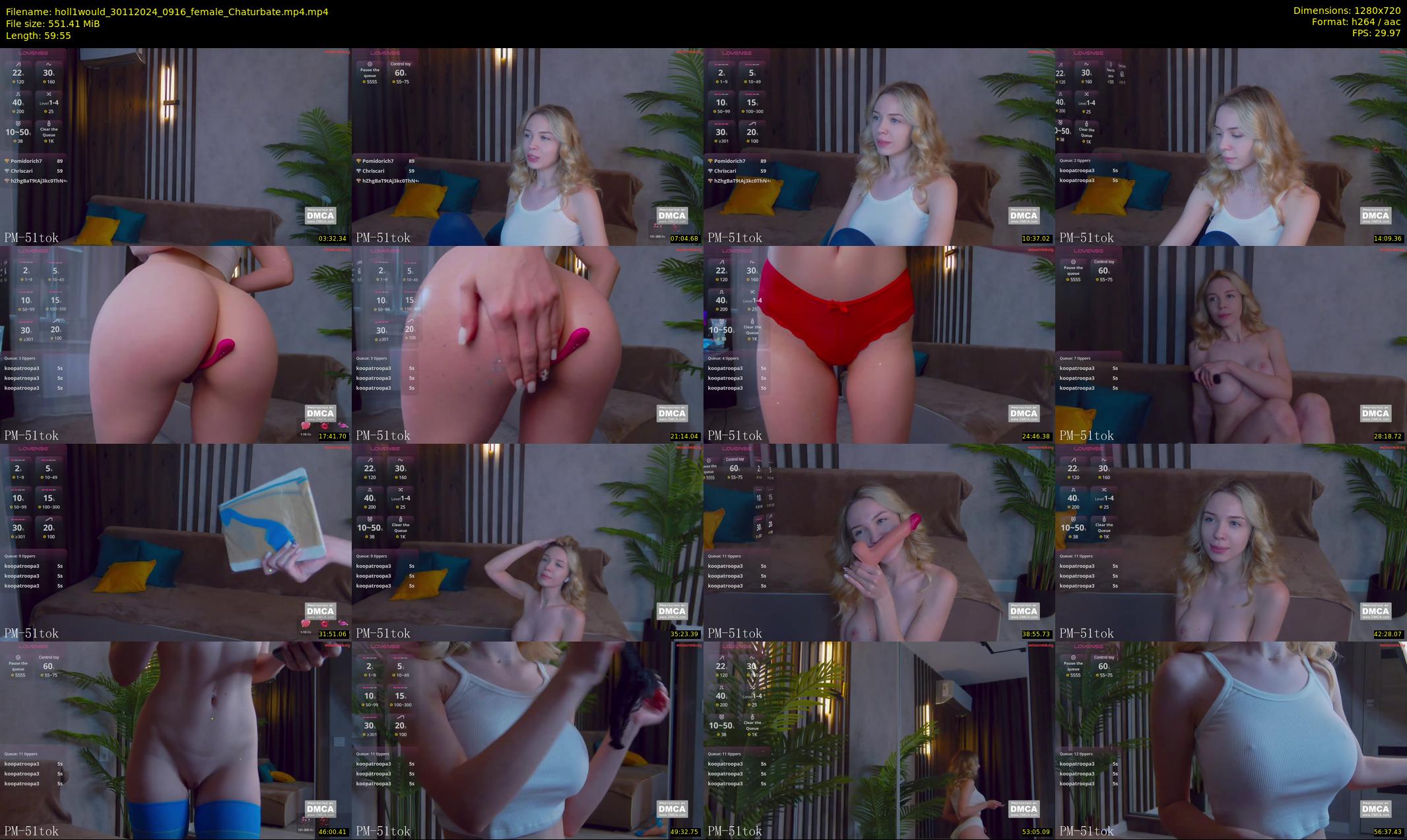 holl1would — 60 minute Chaturbate female cam show recording, 720p, Nov 30, 2024