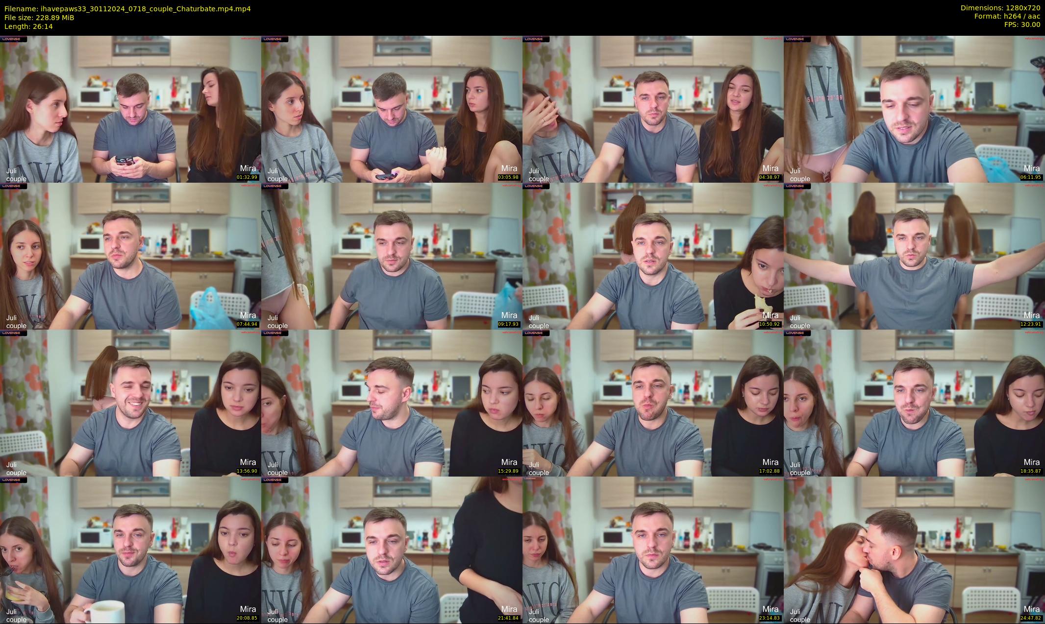 ihavepaws33 — 27 minute Chaturbate couple cam show recording, 720p, Nov 30, 2024