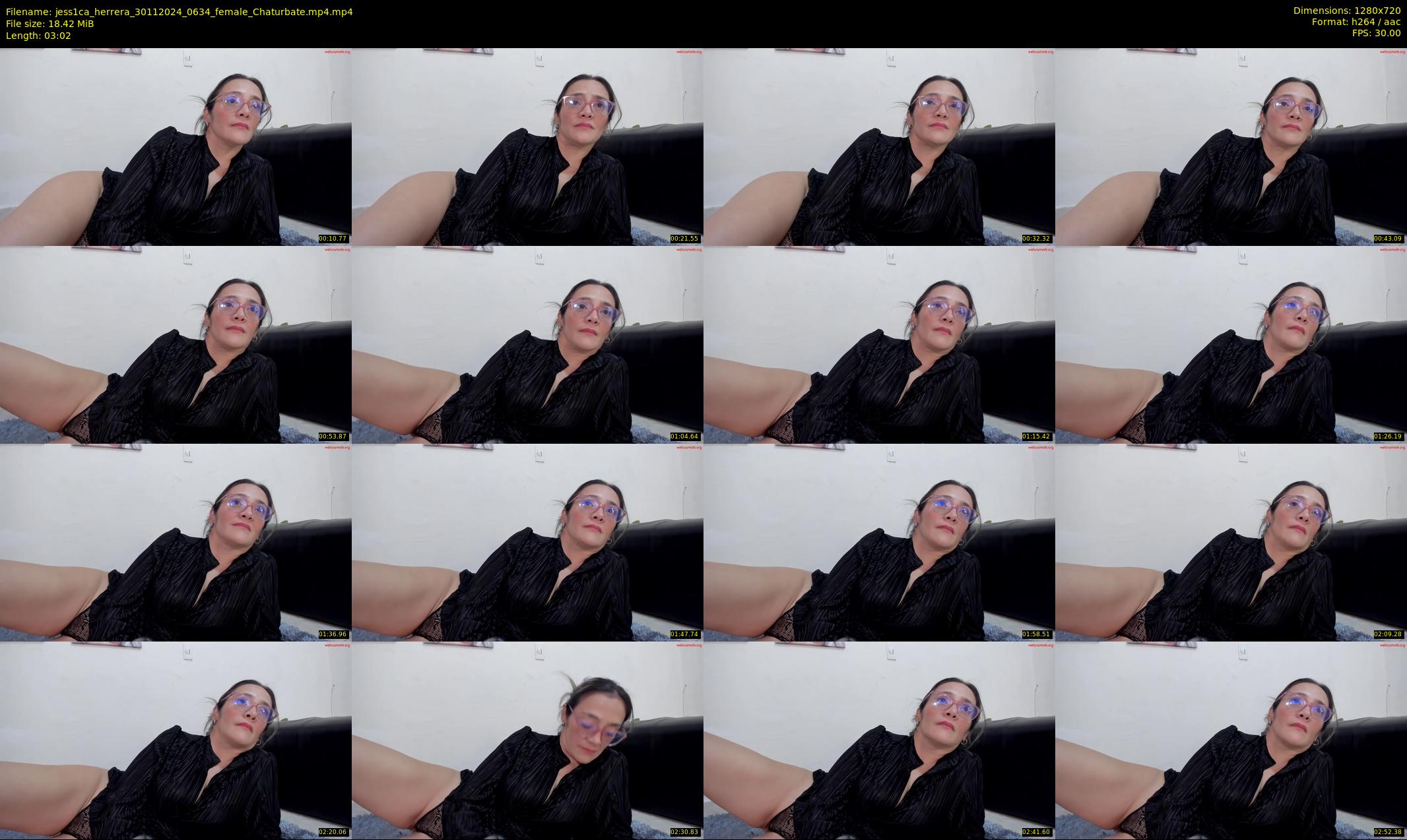 jess1ca_herrera — 4 minute Chaturbate female cam show recording, 720p, Nov 30, 2024