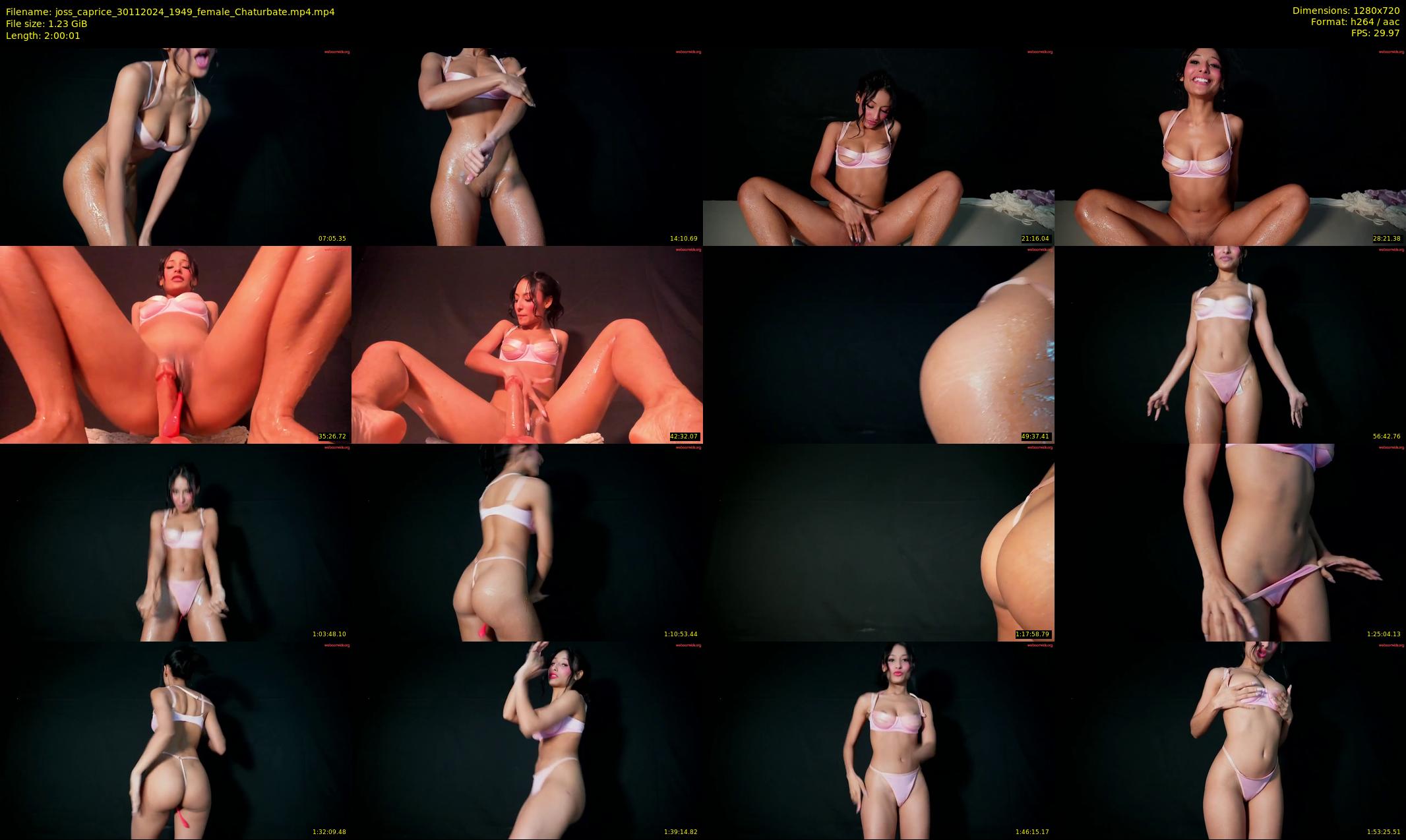 joss_caprice — 121 minute Chaturbate female cam show recording, 720p, Nov 30, 2024