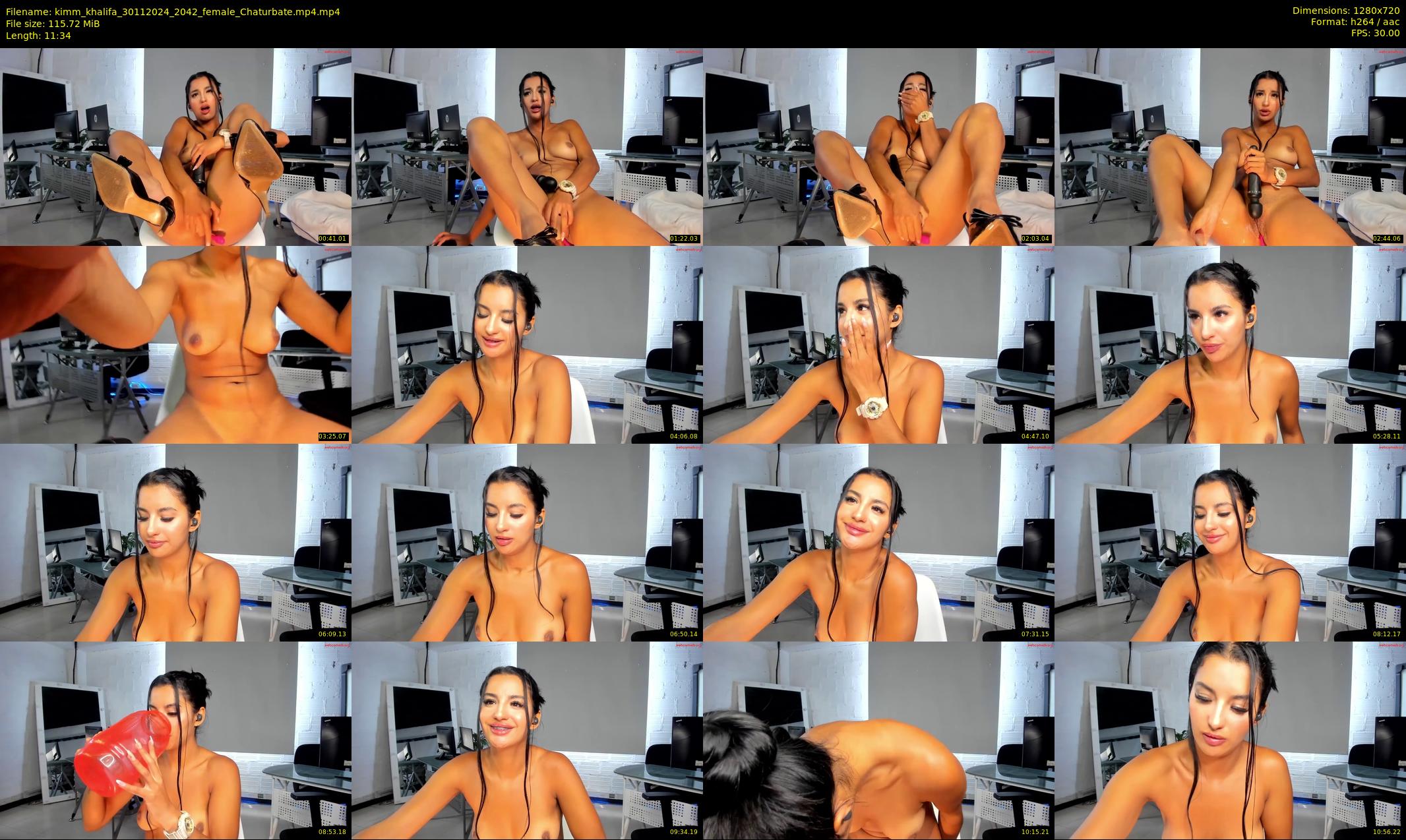 kimm_khalifa — 12 minute Chaturbate female cam show recording, 720p, Nov 30, 2024
