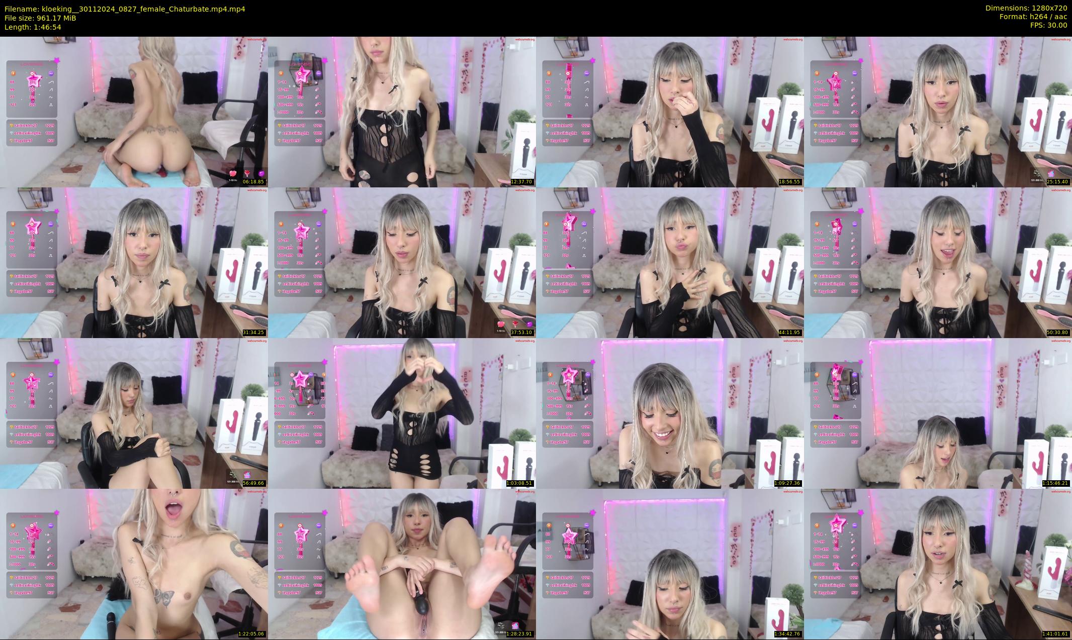 kloeking_ — 107 minute Chaturbate female cam show recording, 720p, Nov 30, 2024