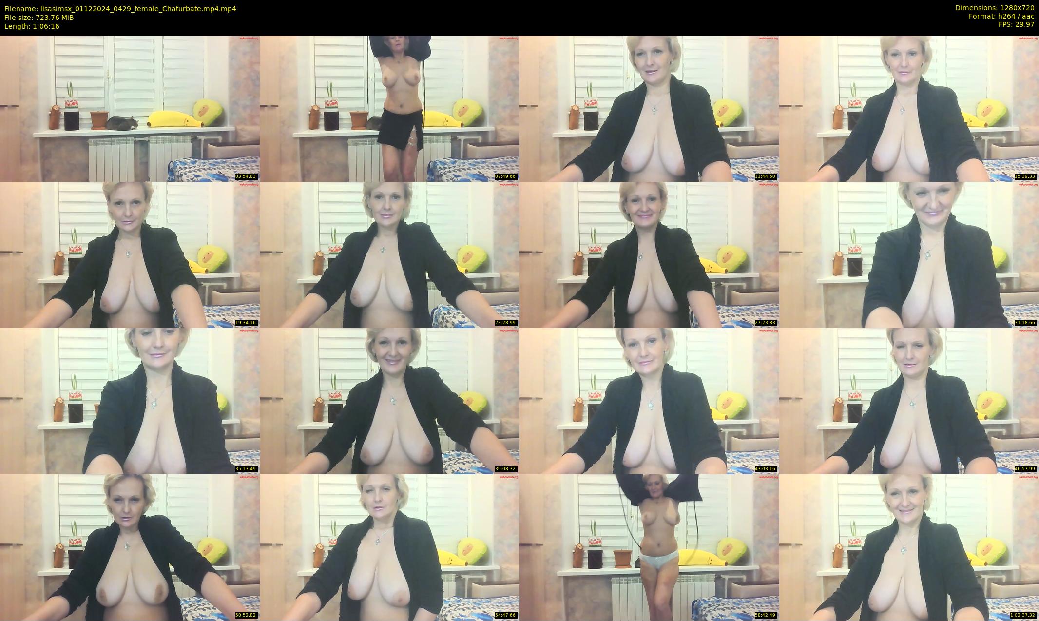 lisasimsx — 67 minute Chaturbate female cam show recording, 720p, Dec 1, 2024