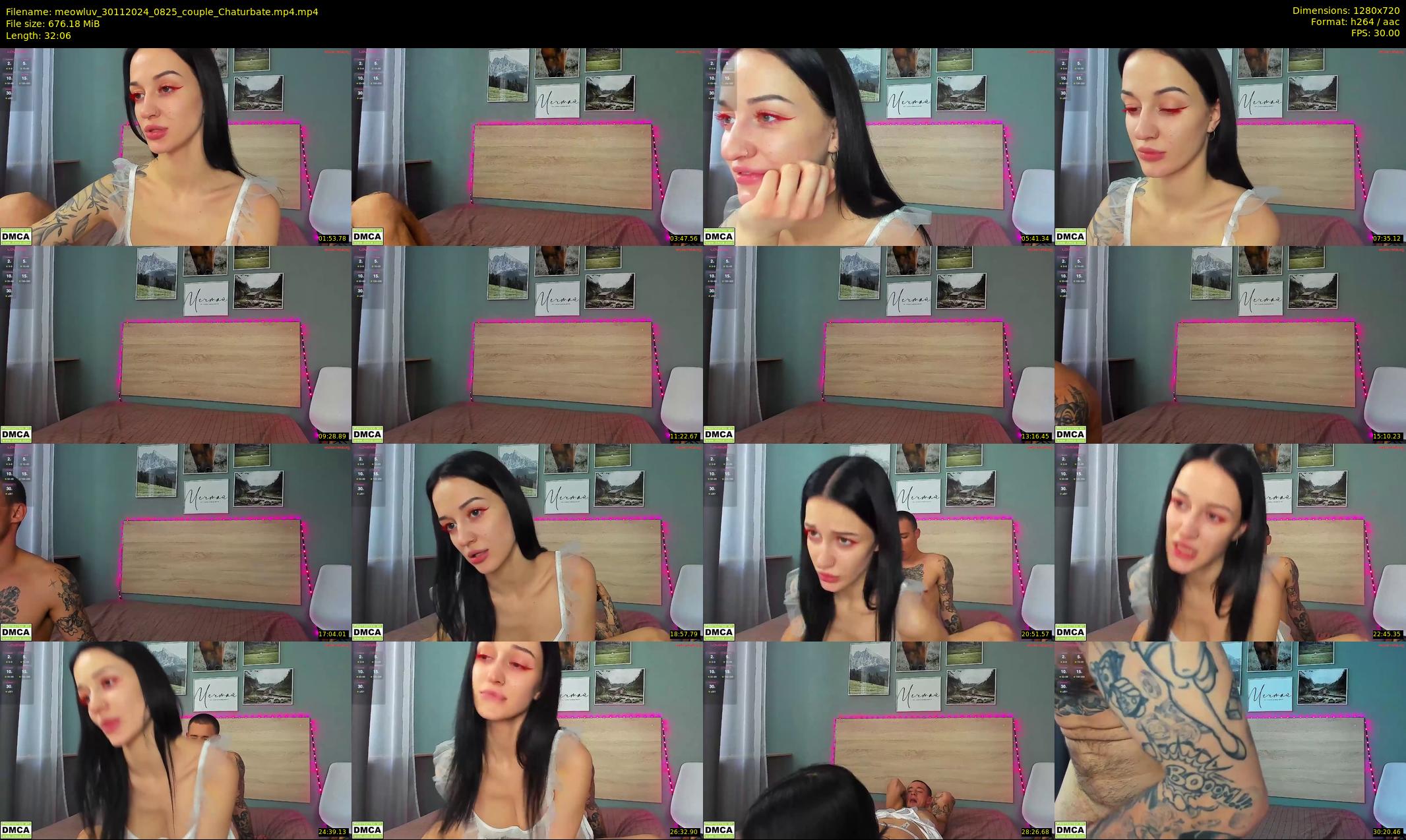meowluv — 33 minute Chaturbate couple cam show recording, 720p, Nov 30, 2024