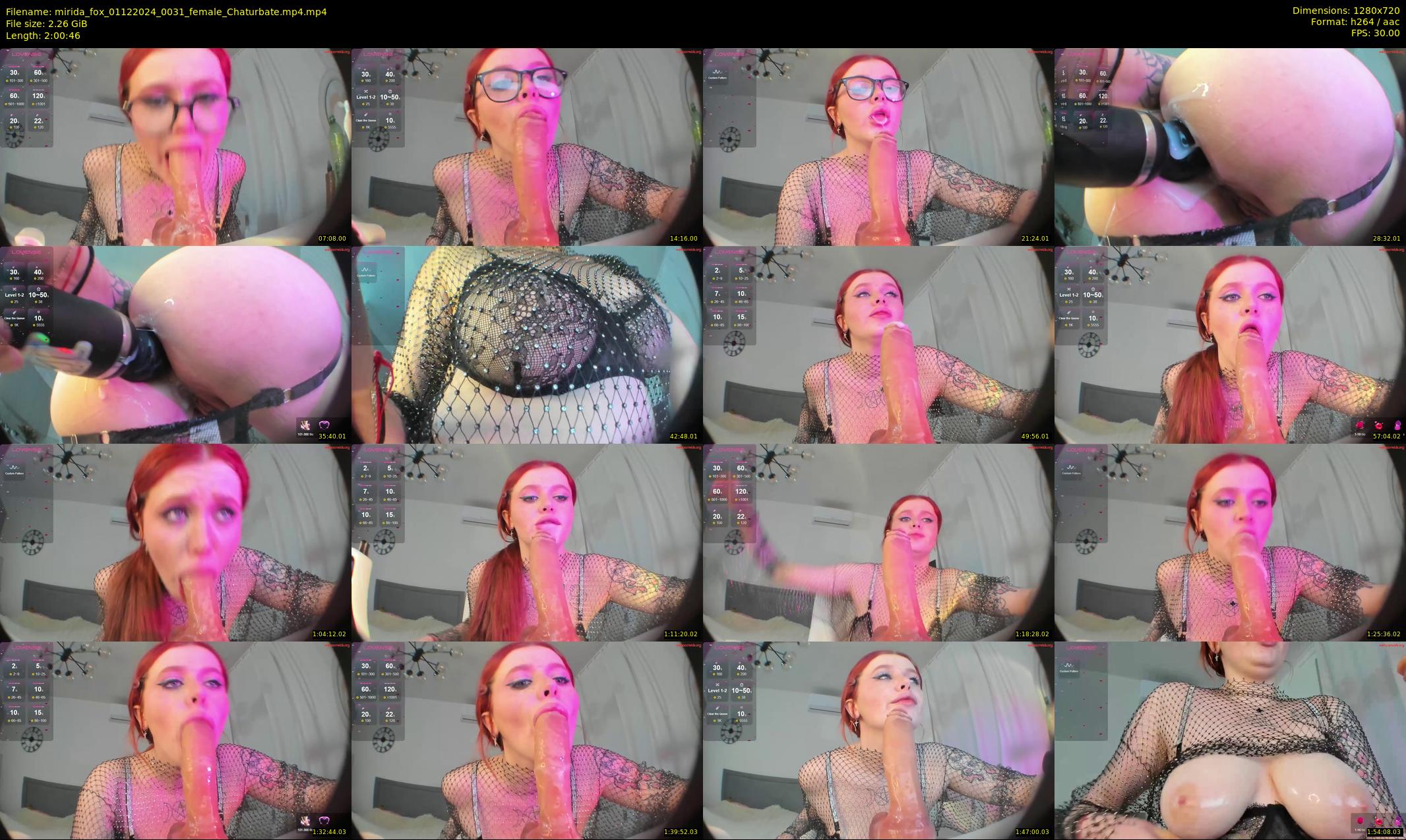 mirida_fox — 121 minute Chaturbate female cam show recording, 720p, Dec 1, 2024