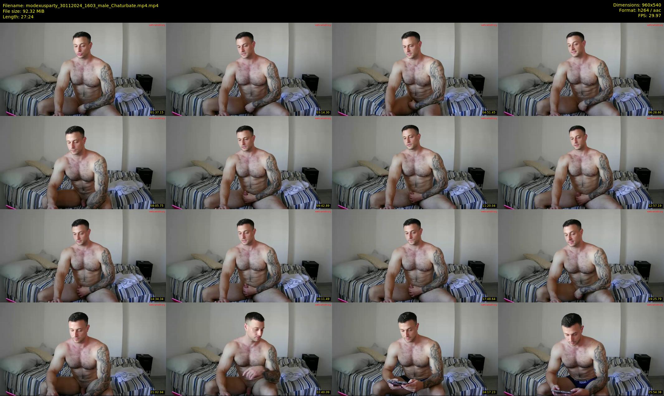 modexusparty — 28 minute Chaturbate male cam show recording, 480p, Nov 30, 2024