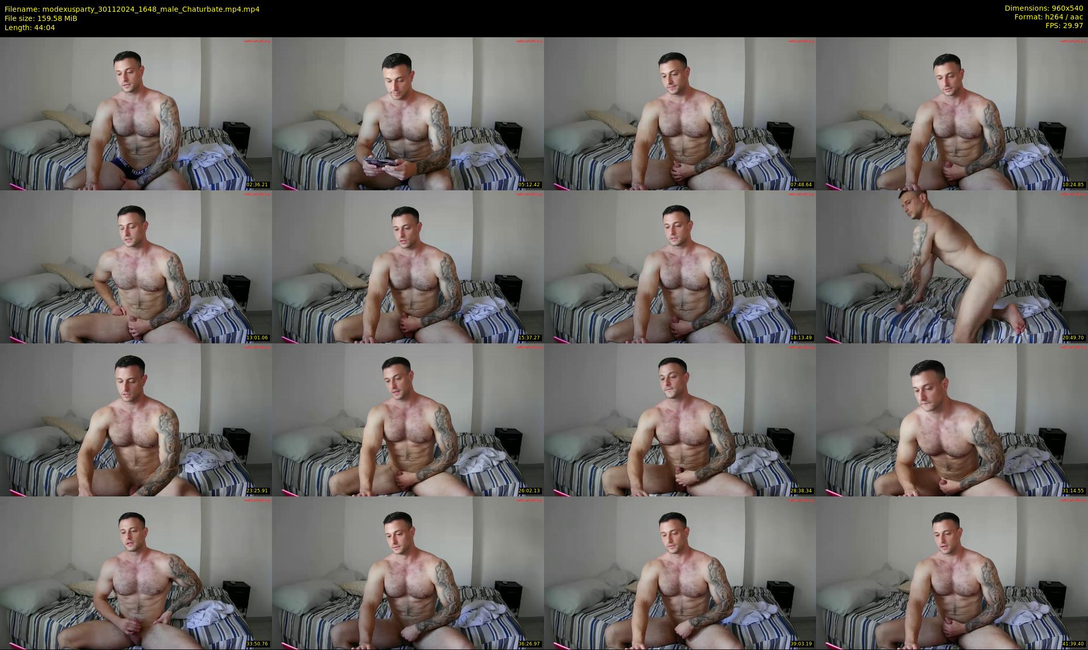 modexusparty — 45 minute Chaturbate male cam show recording, 480p, Nov 30, 2024