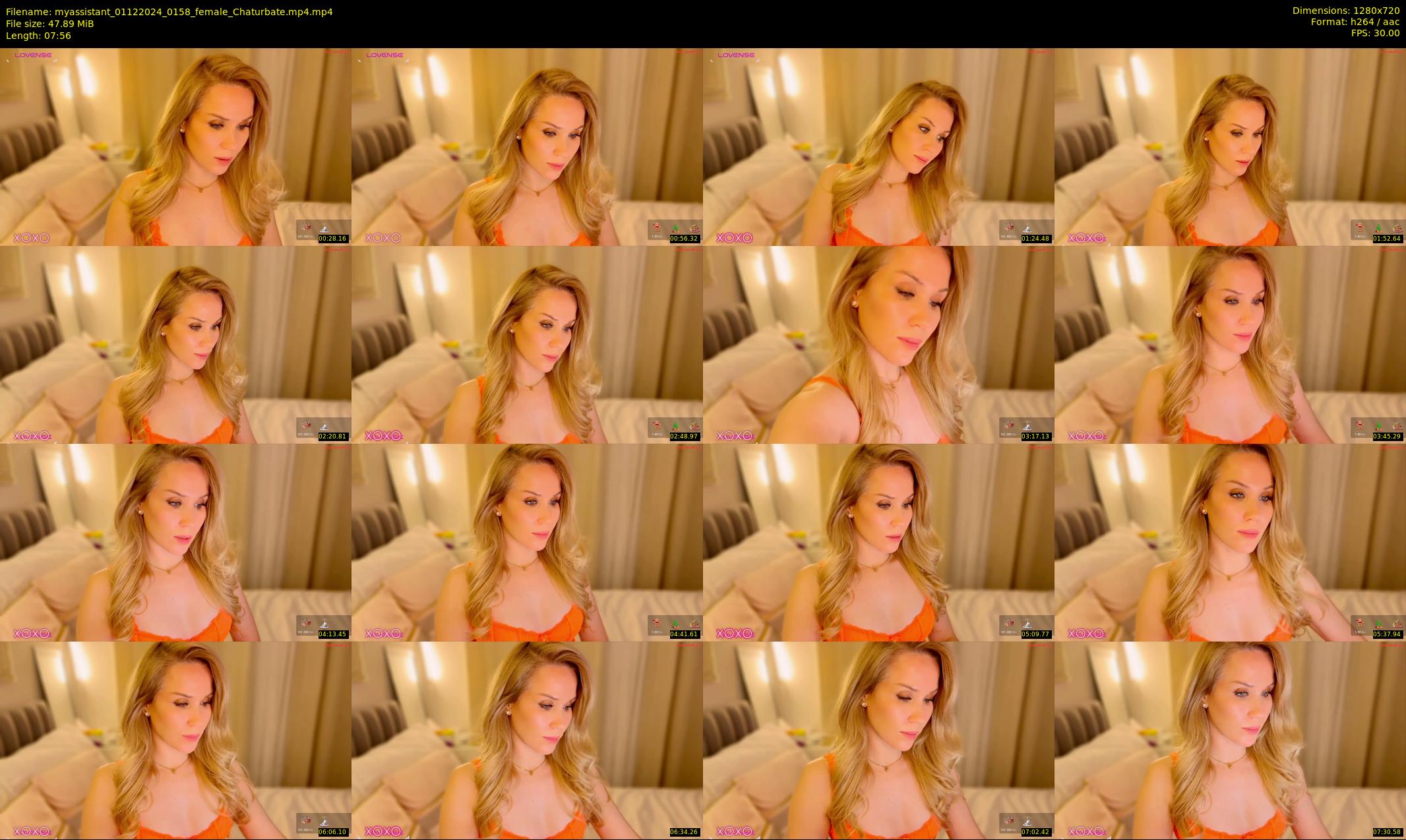 myassistant — 8 minute Chaturbate female cam show recording, 720p, Dec 1, 2024