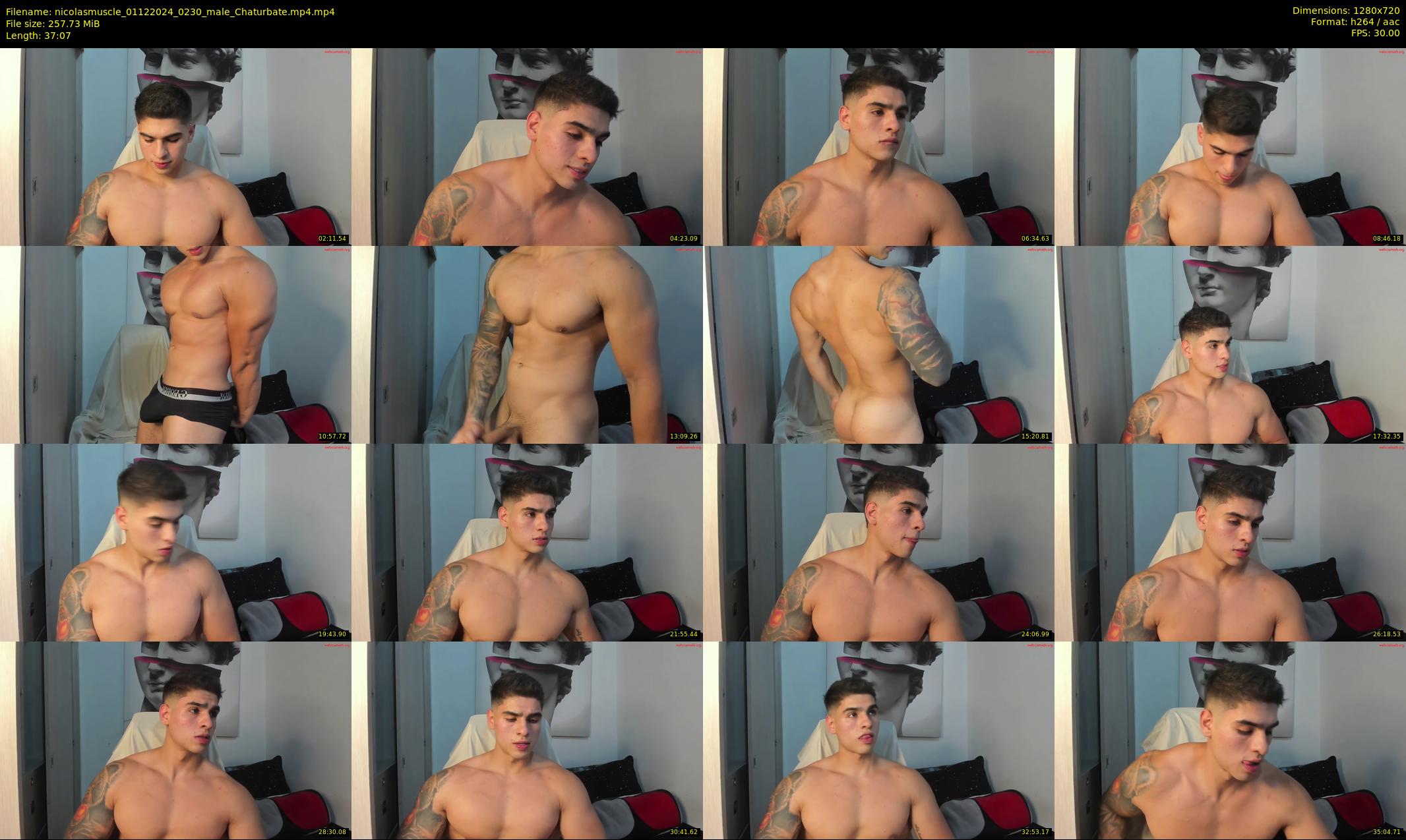 nicolasmuscle — 38 minute Chaturbate male cam show recording, 720p, Dec 1, 2024