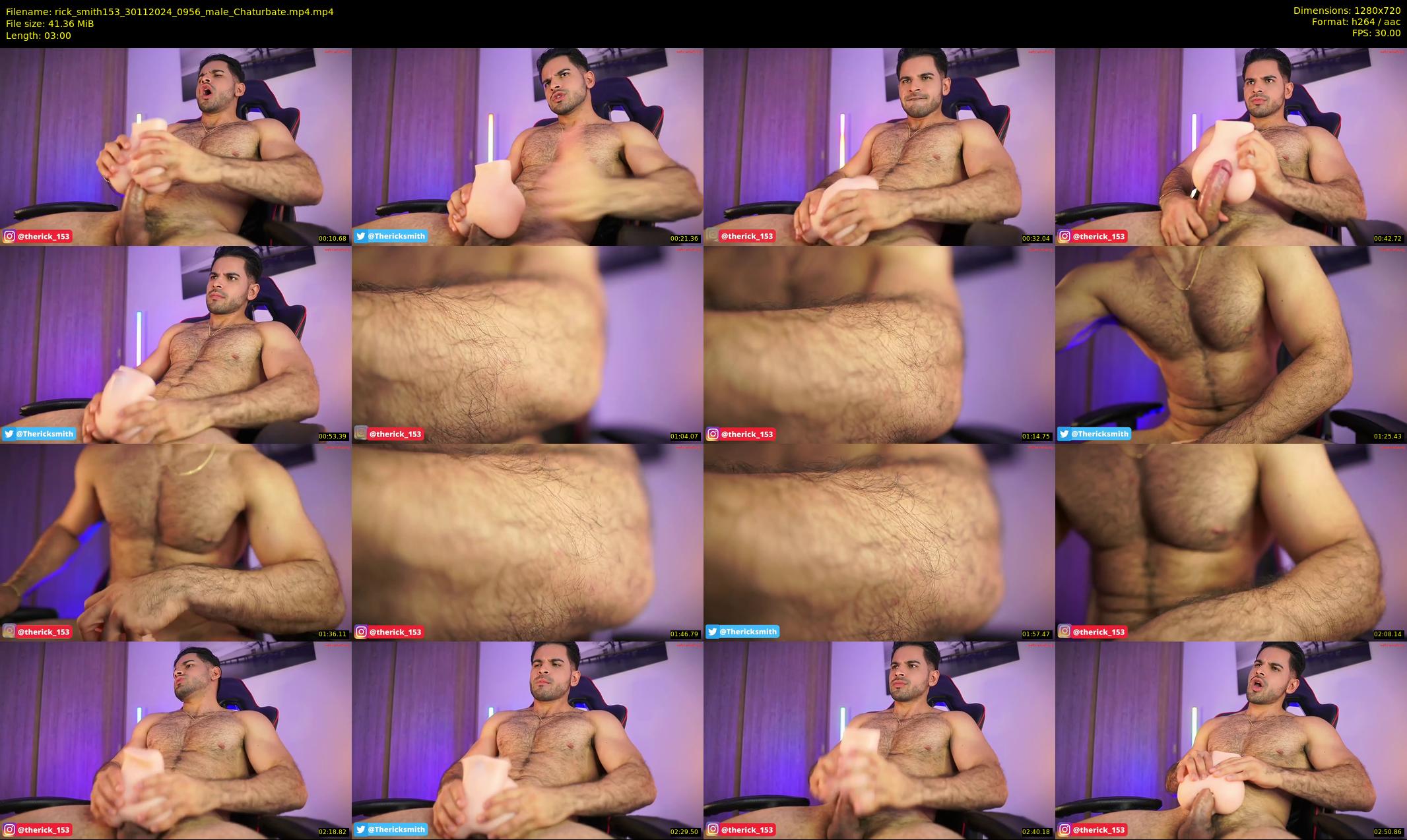 rick_smith153 — 3 minute Chaturbate male cam show recording, 720p, Nov 30, 2024