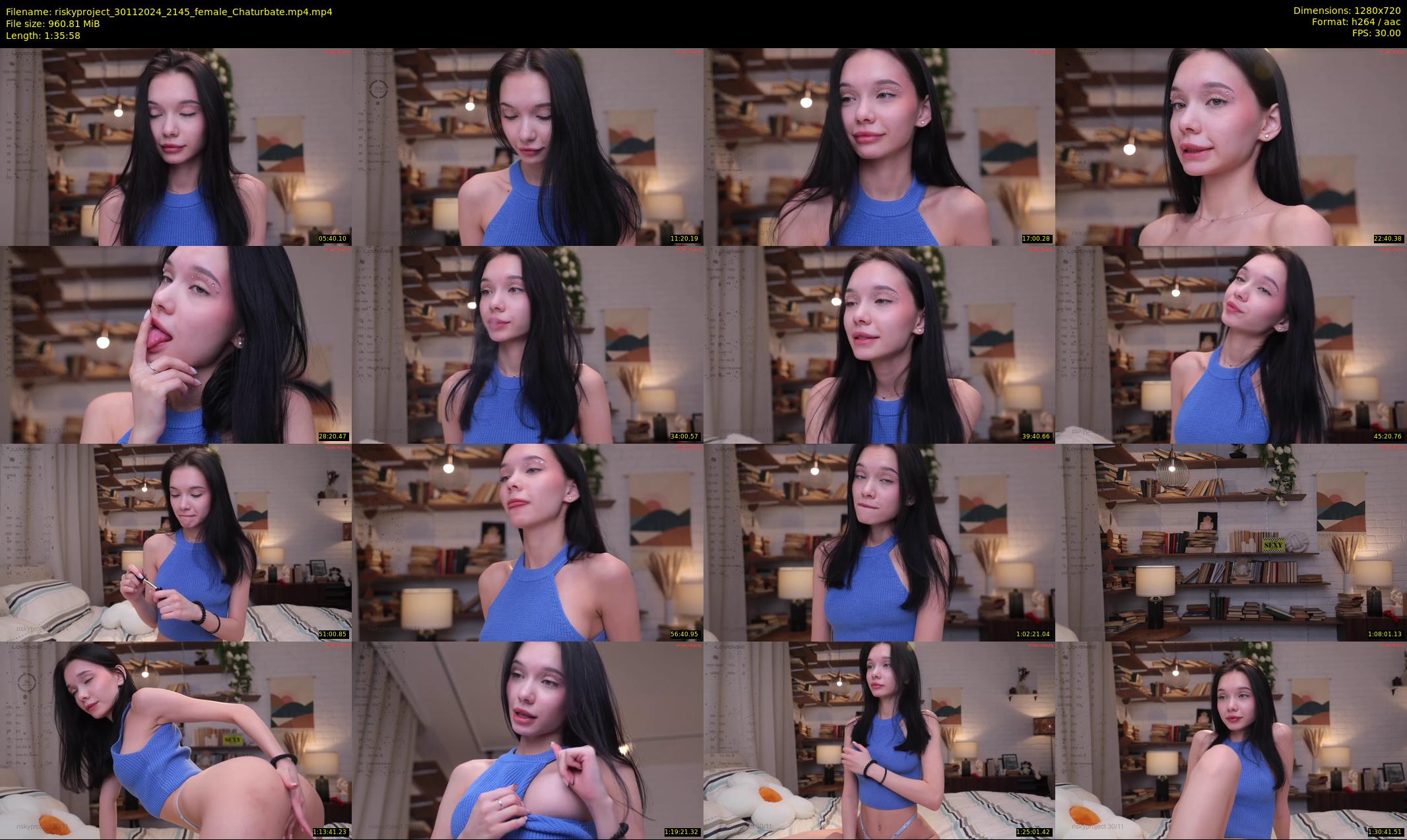 riskyproject — 96 minute Chaturbate couple cam show recording, 720p, Nov 30, 2024