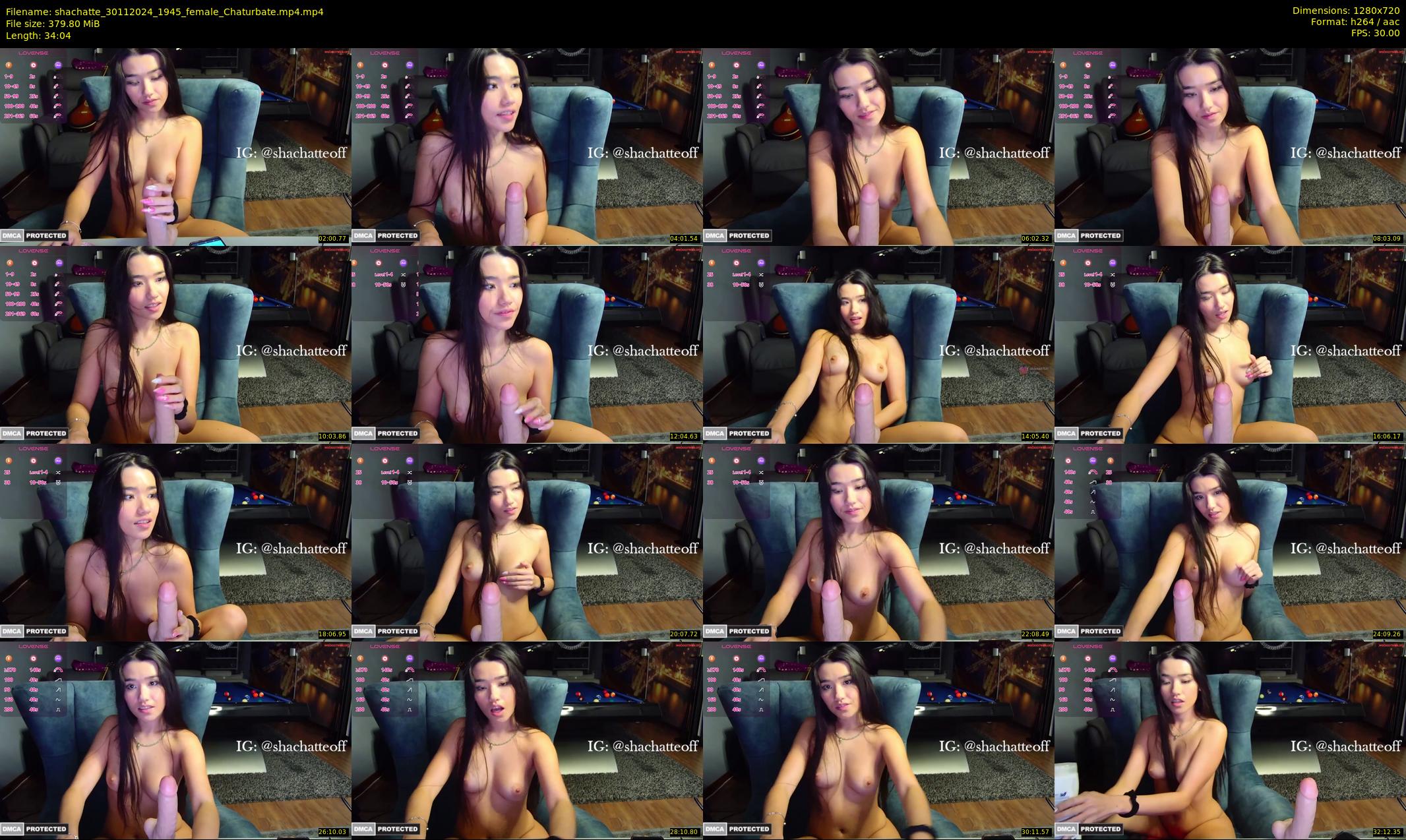 shachatte — 35 minute Chaturbate couple cam show recording, 720p, Nov 30, 2024