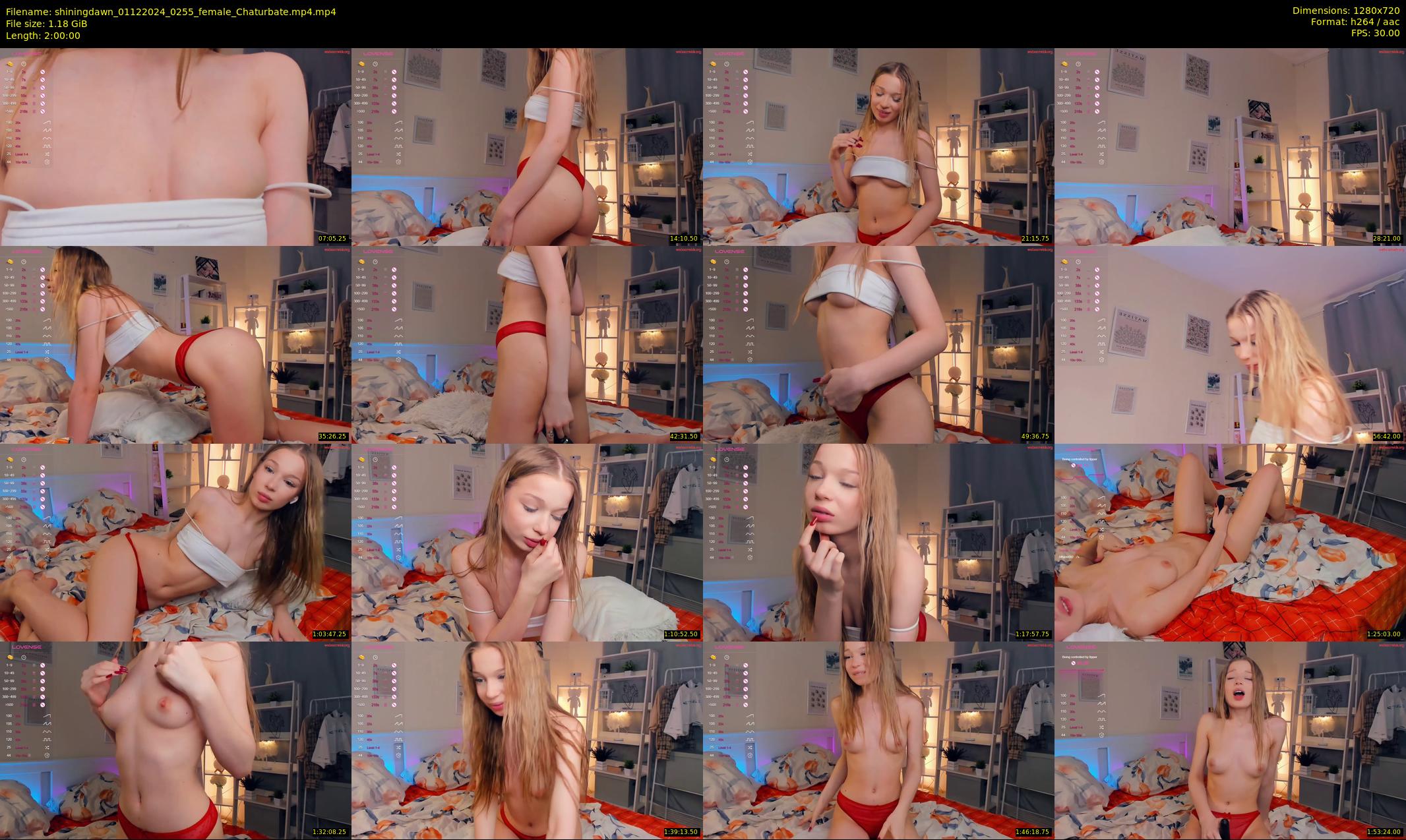 shiningdawn — 120 minute Chaturbate female cam show recording, 720p, Dec 1, 2024