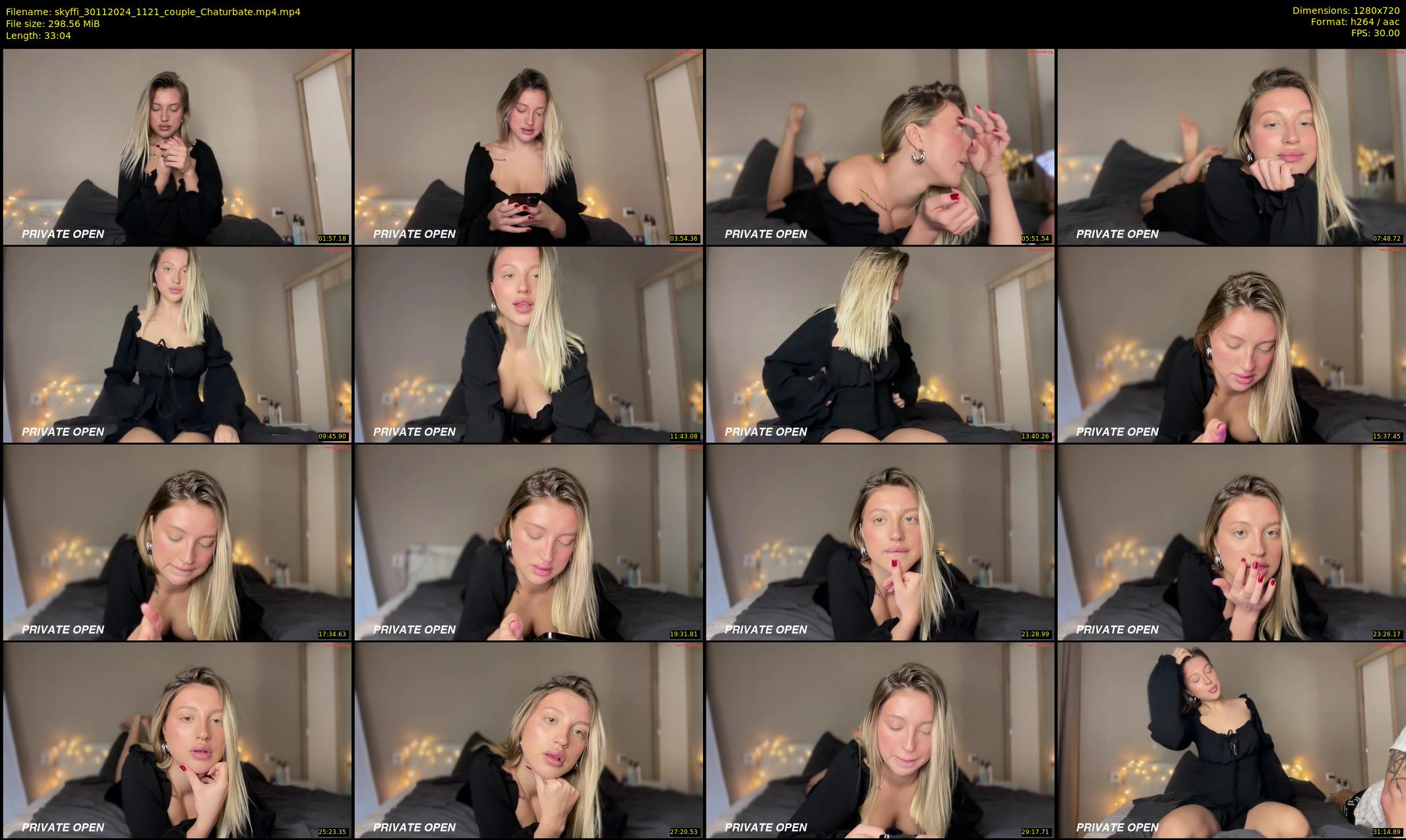 skyffi — 34 minute Chaturbate couple cam show recording, 720p, Nov 30, 2024