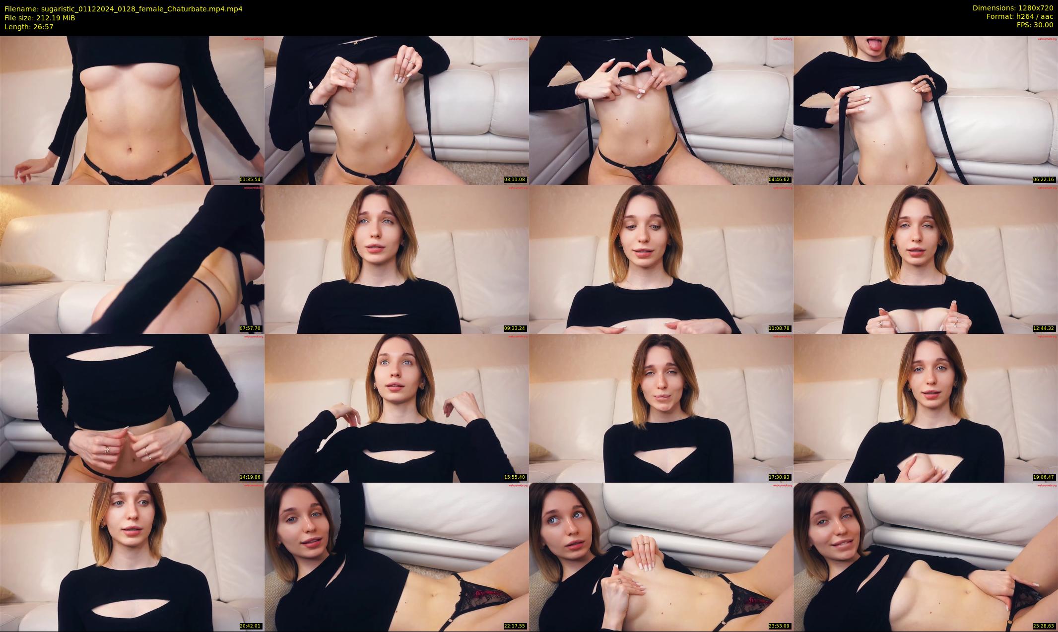sugaristic — 27 minute Chaturbate female cam show recording, 720p, Dec 1, 2024