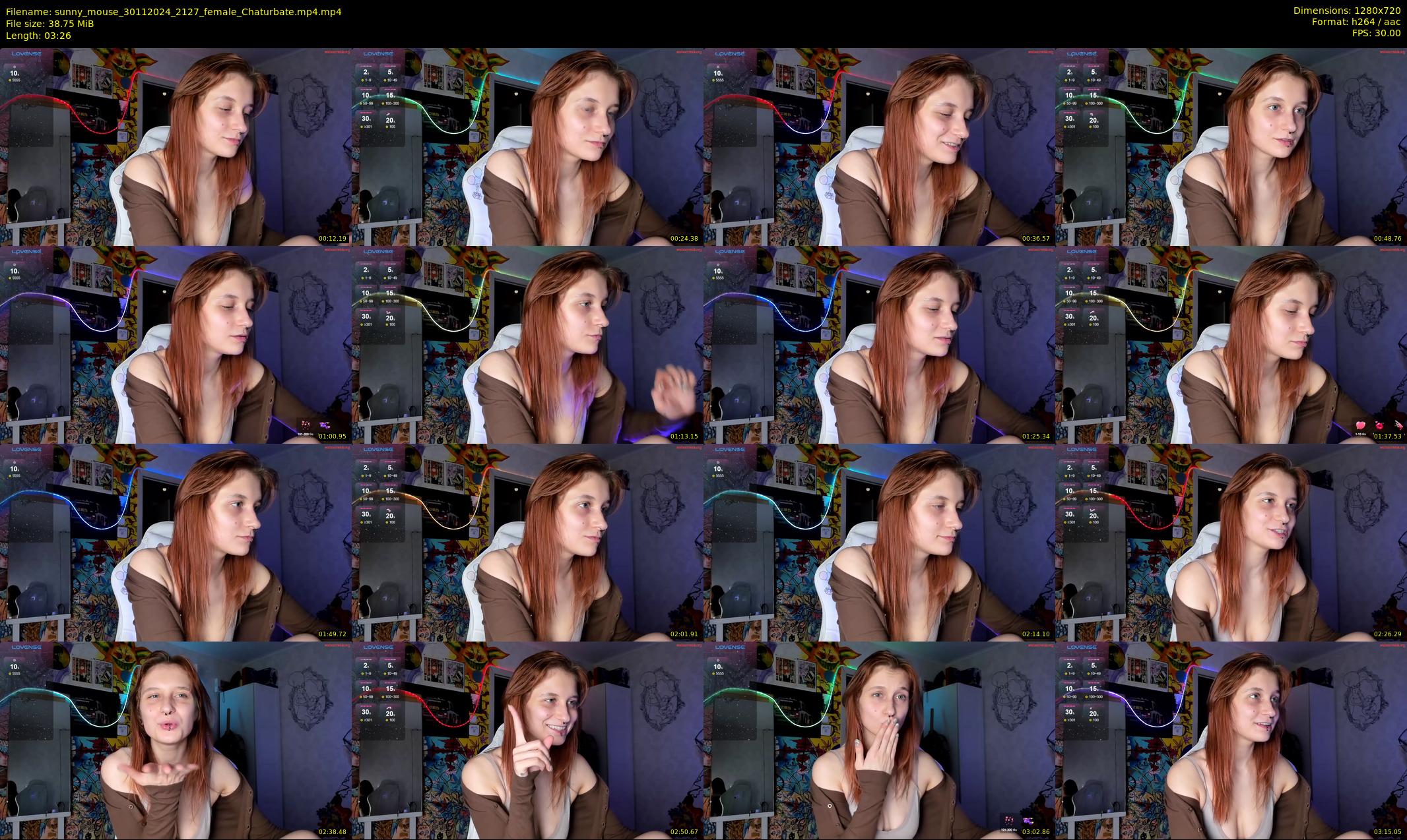 sunny_mouse — 4 minute Chaturbate female cam show recording, 720p, Nov 30, 2024