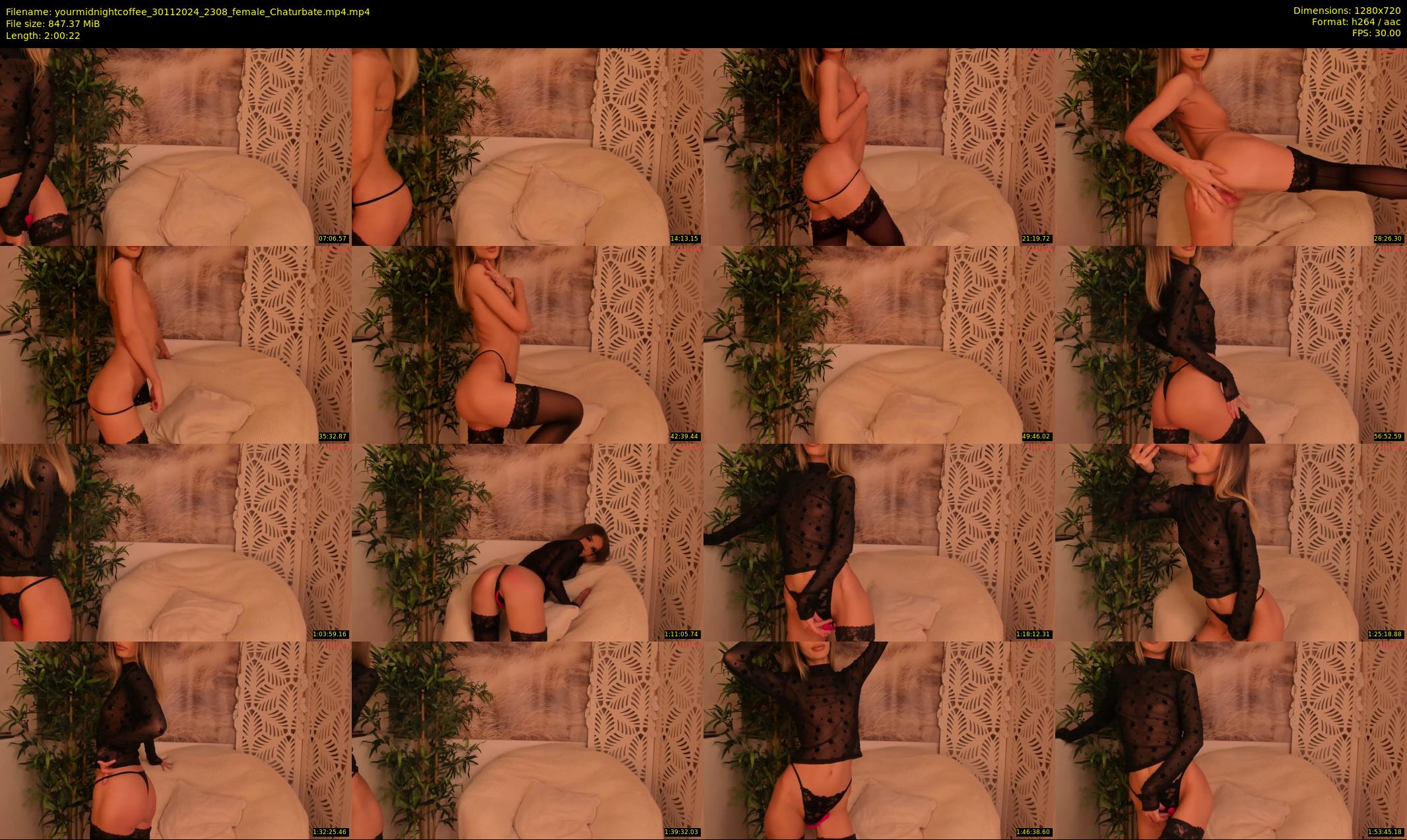 yourmidnightcoffee — 121 minute Chaturbate female cam show recording, 720p, Nov 30, 2024