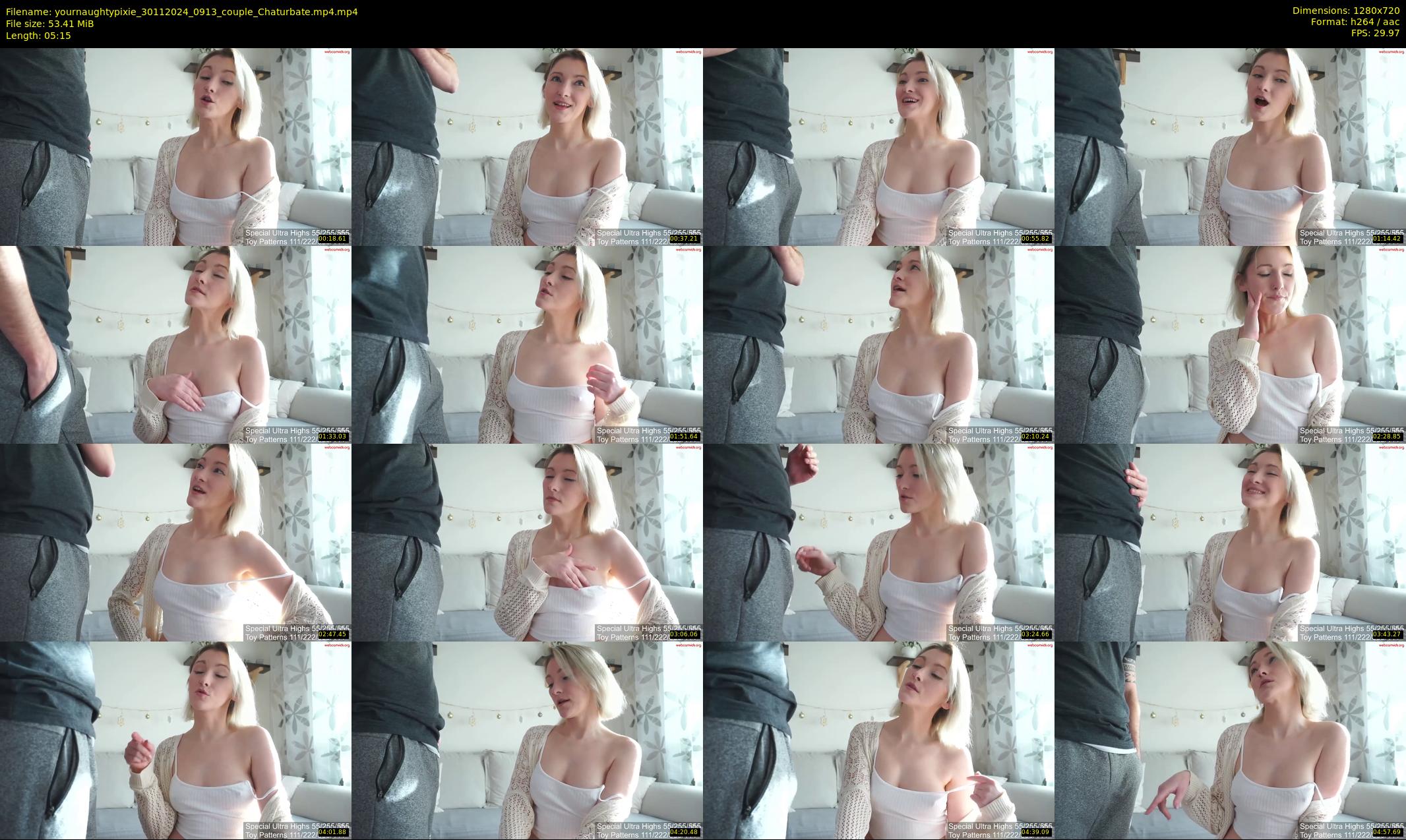yournaughtypixie — 6 minute Chaturbate couple cam show recording, 720p, Nov 30, 2024