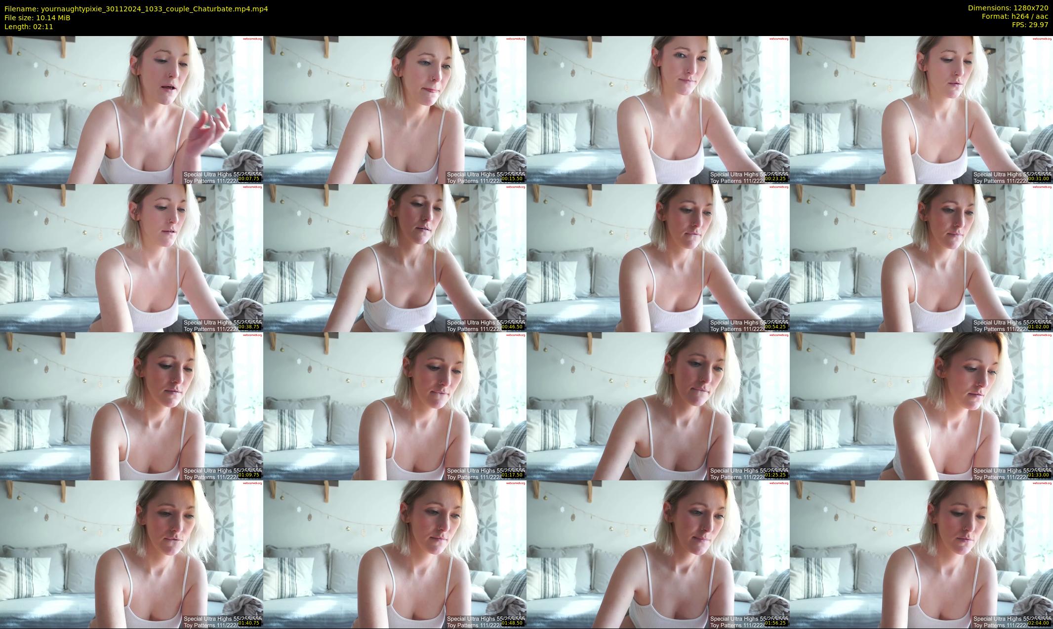 yournaughtypixie — 3 minute Chaturbate couple cam show recording, 720p, Nov 30, 2024