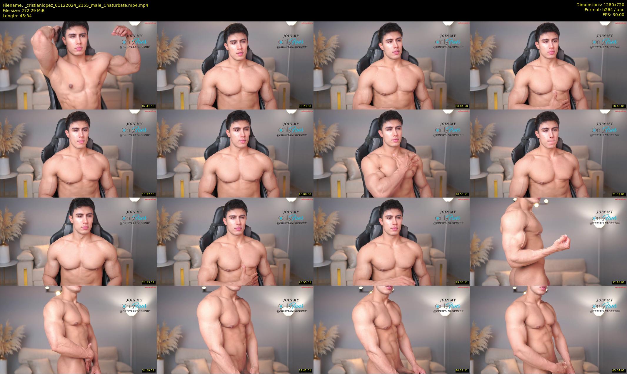 _cristianlopez — 46 minute Chaturbate male cam show recording, 720p, Dec 1, 2024