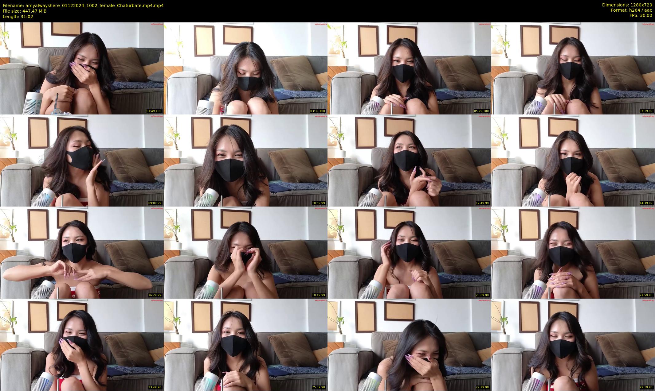 amyalwayshere — 32 minute Chaturbate female cam show recording, 720p, Dec 1, 2024