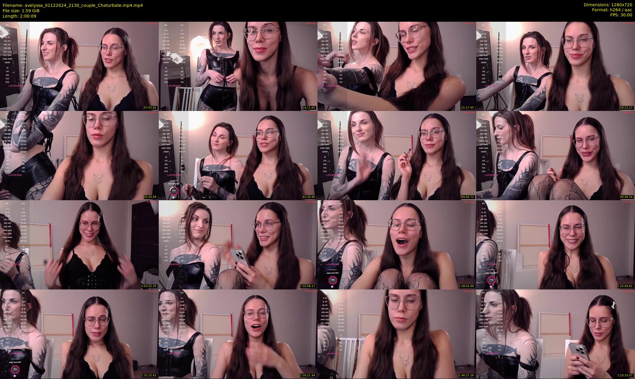 avelyssa — 121 minute Chaturbate female cam show recording, 720p, Dec 1, 2024