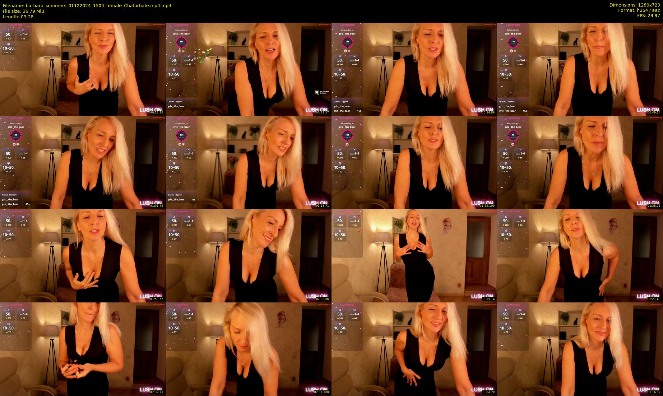 barbara_summers — 4 minute Chaturbate female cam show recording, 720p, Dec 1, 2024