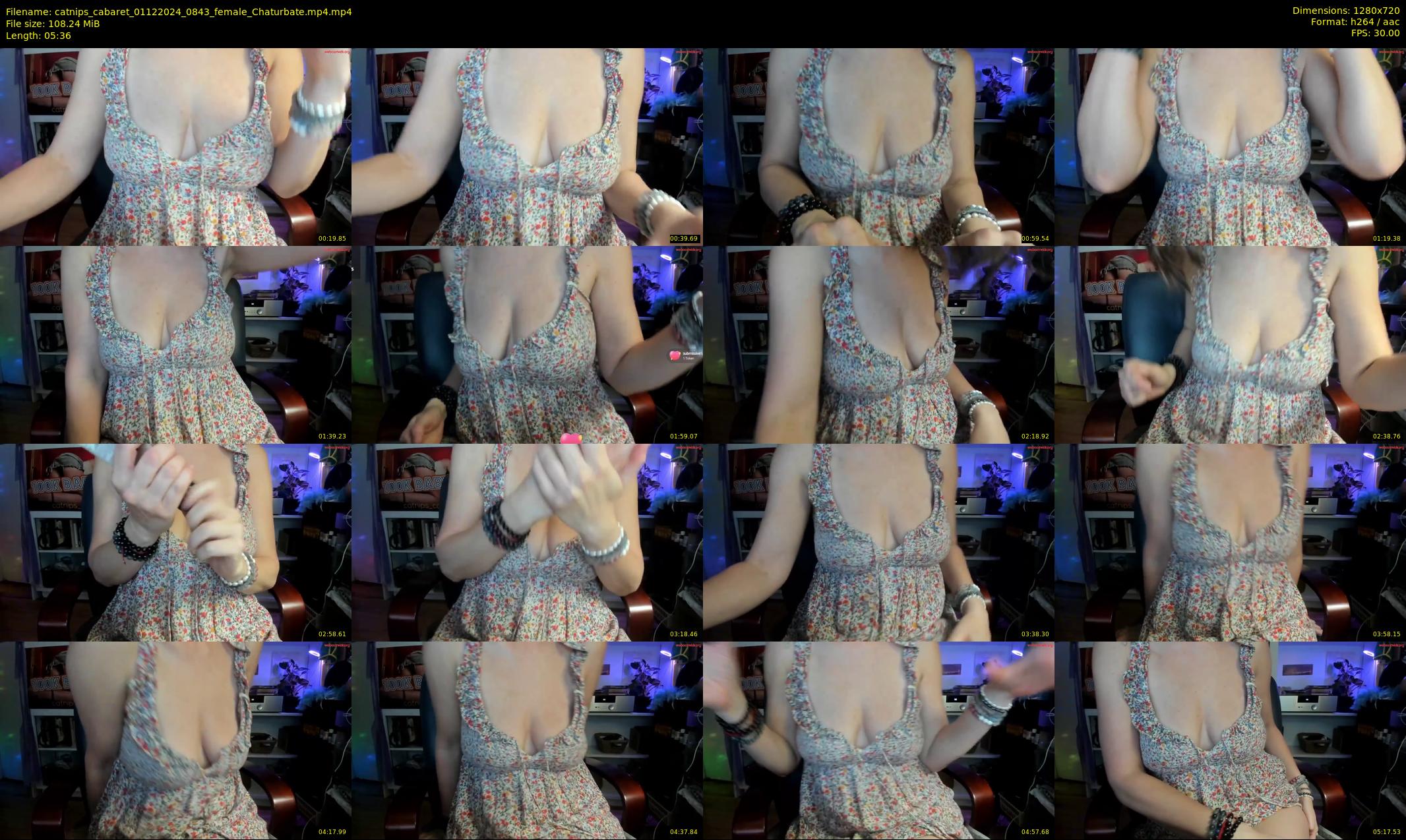 catnips_cabaret — 6 minute Chaturbate female cam show recording, 720p, Dec 1, 2024