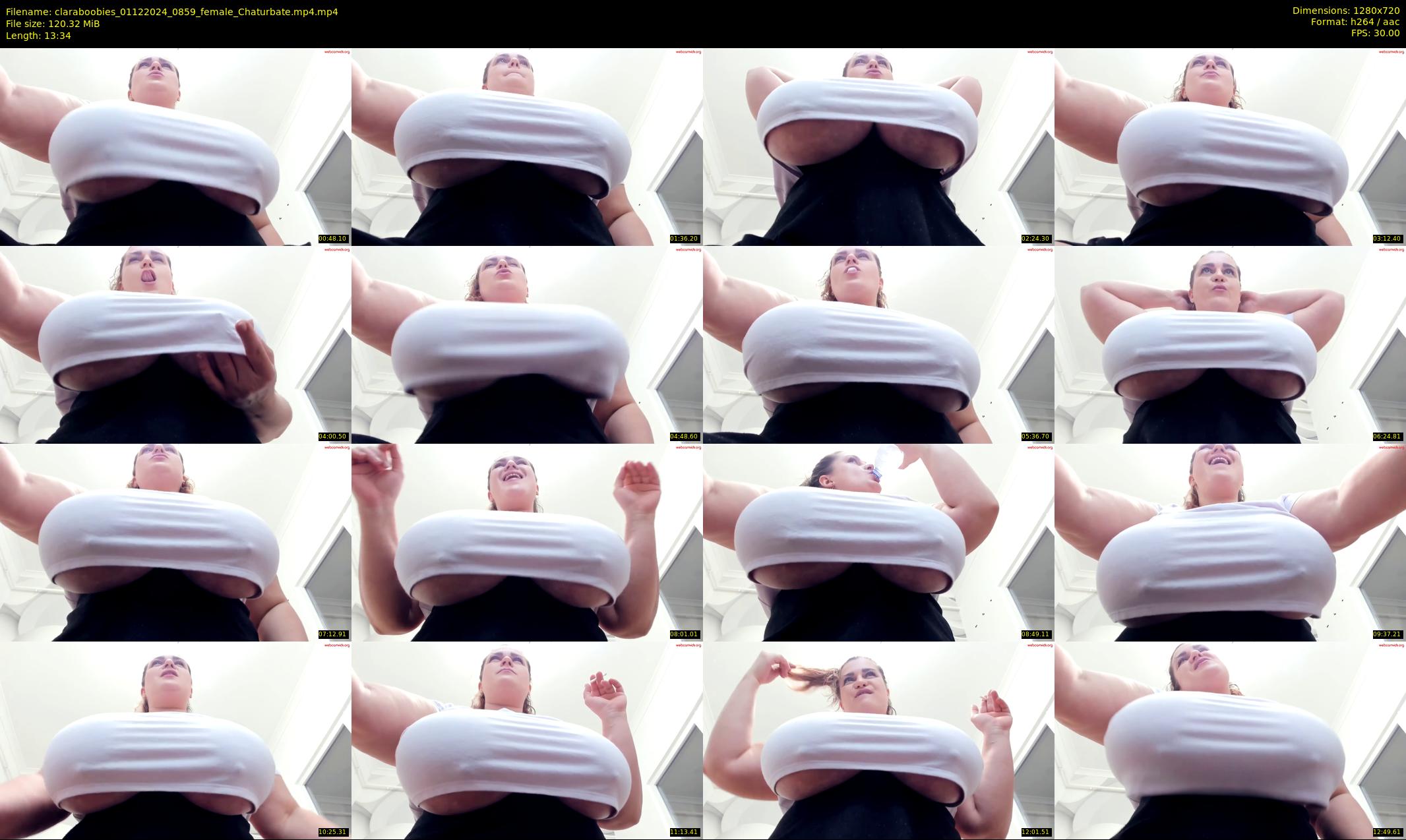claraboobies — 14 minute Chaturbate female cam show recording, 720p, Dec 1, 2024