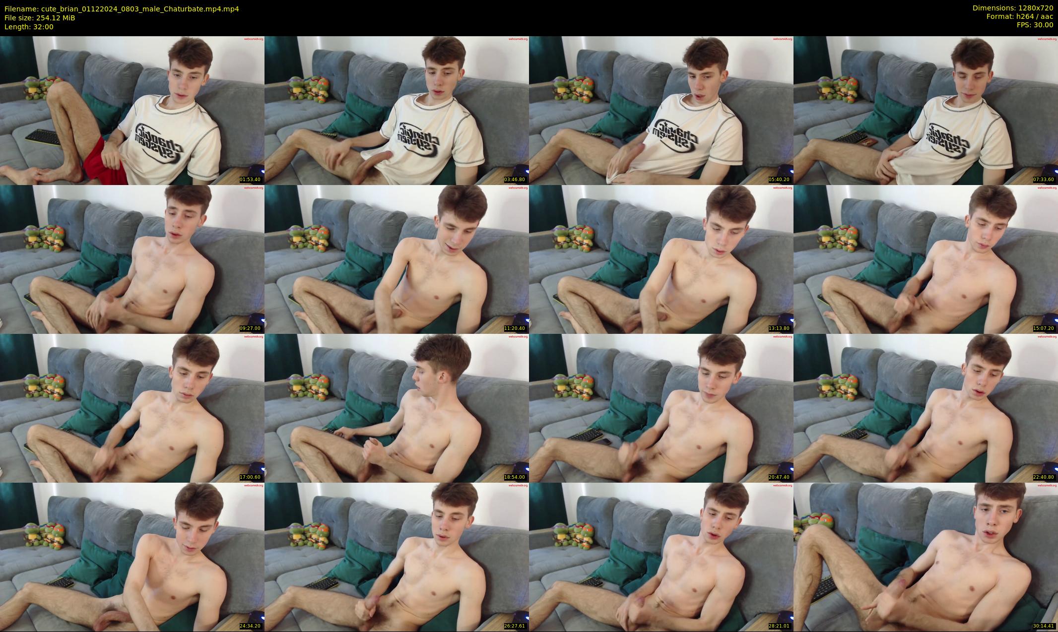 cute_brian — 32 minute Chaturbate male cam show recording, 720p, Dec 1, 2024